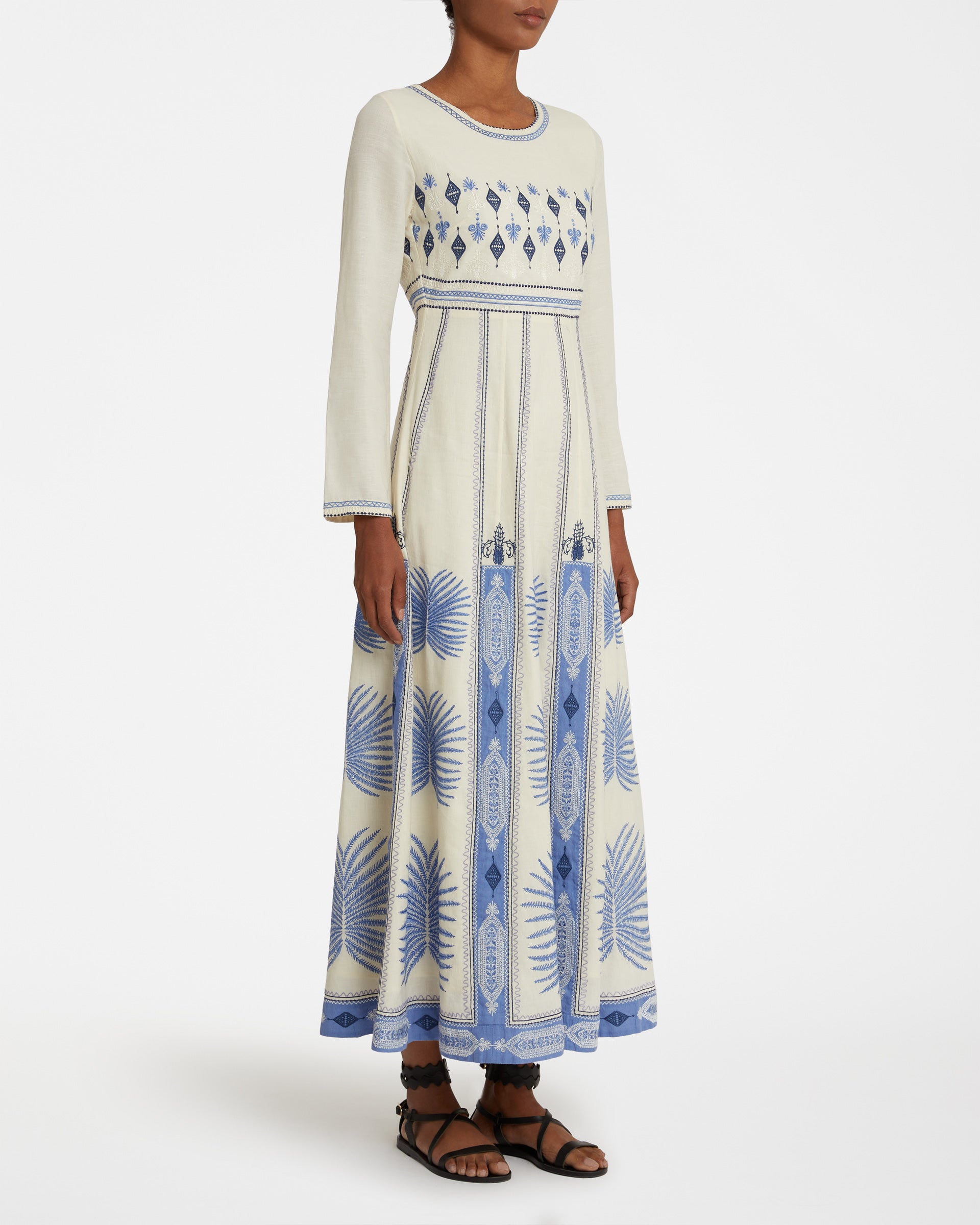 Tracey Dress with Chios Embroidery