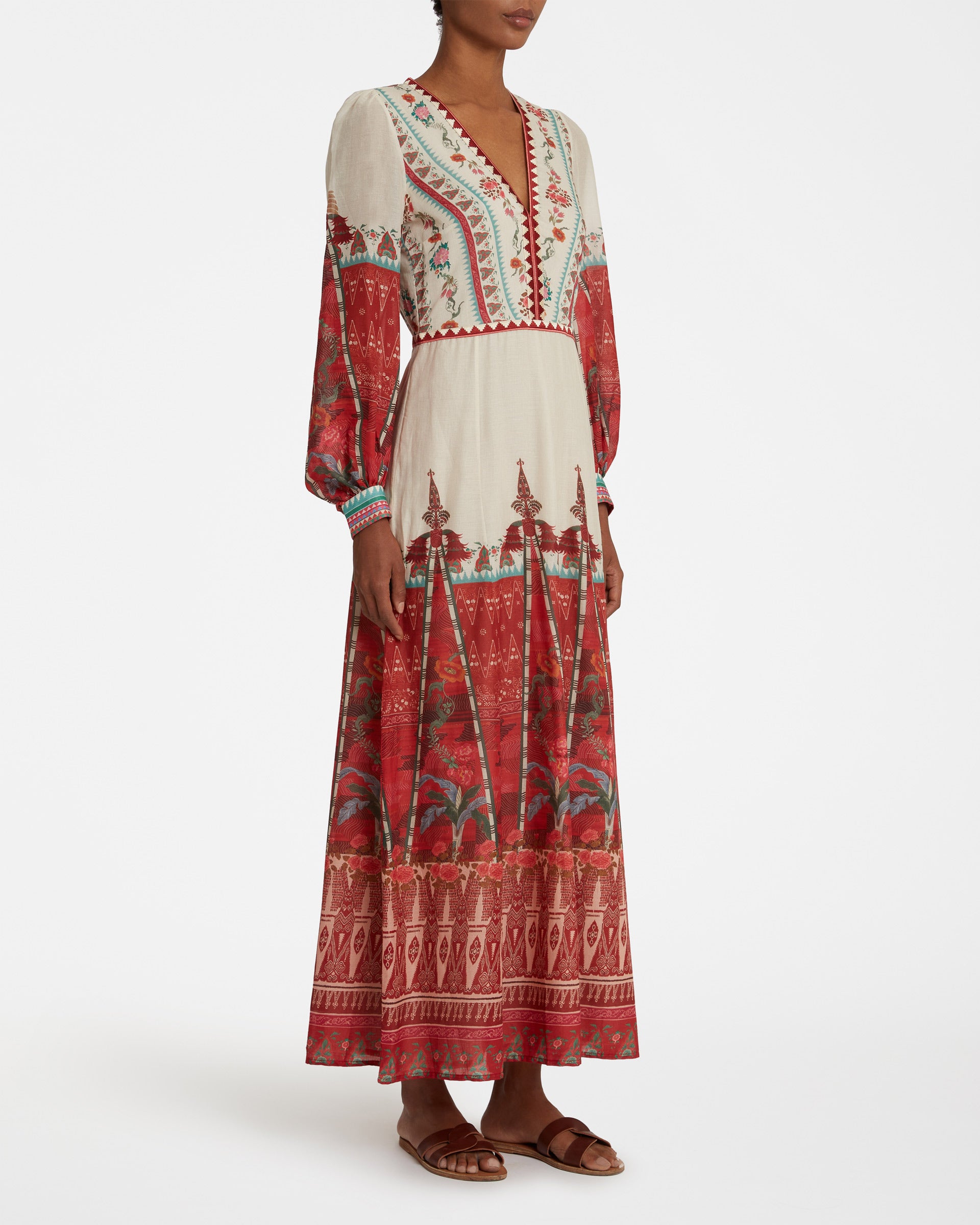 Adelaide Dress in Saladin Print