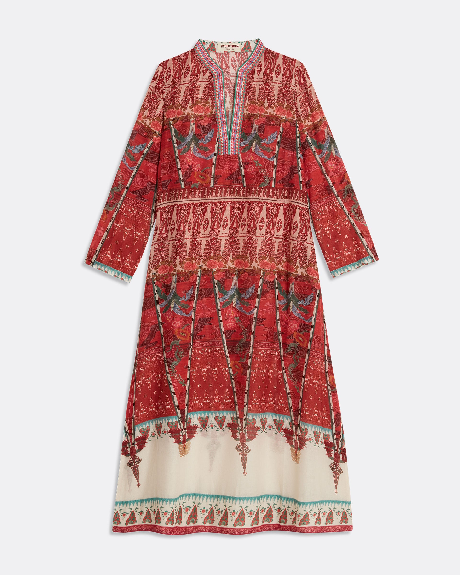 Giada Caftan in Saladin Print