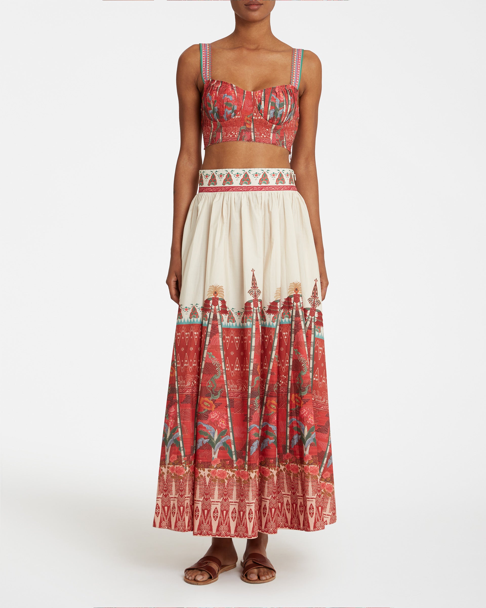 Ombretta Skirt in Saladin Print