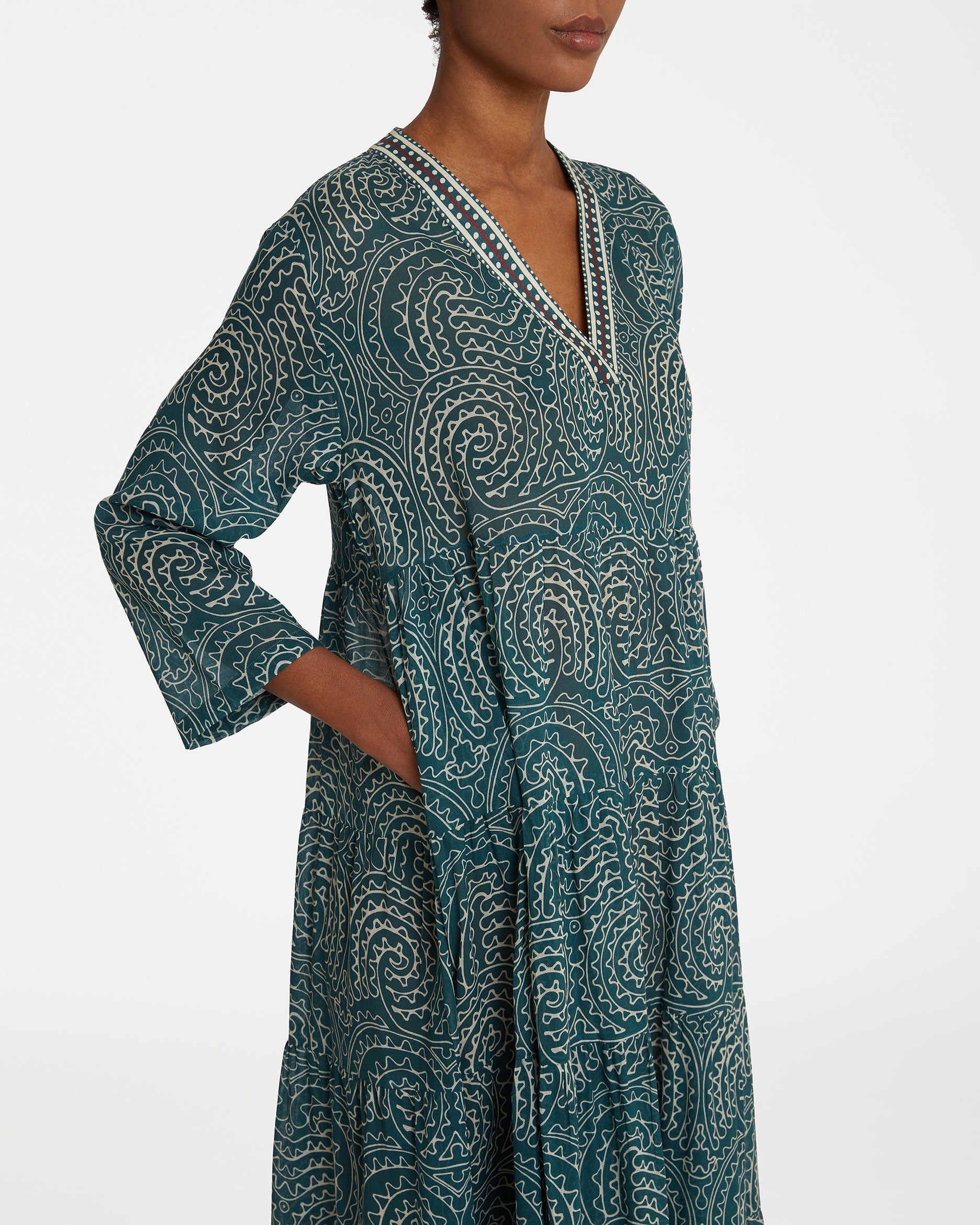 Alba Caftan in Trebisonda Print