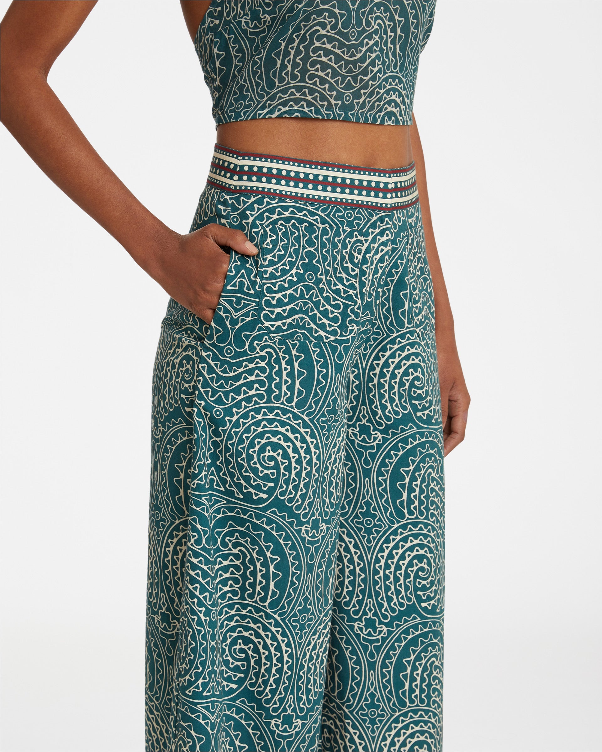 Adele Pants in Trebisonda Print