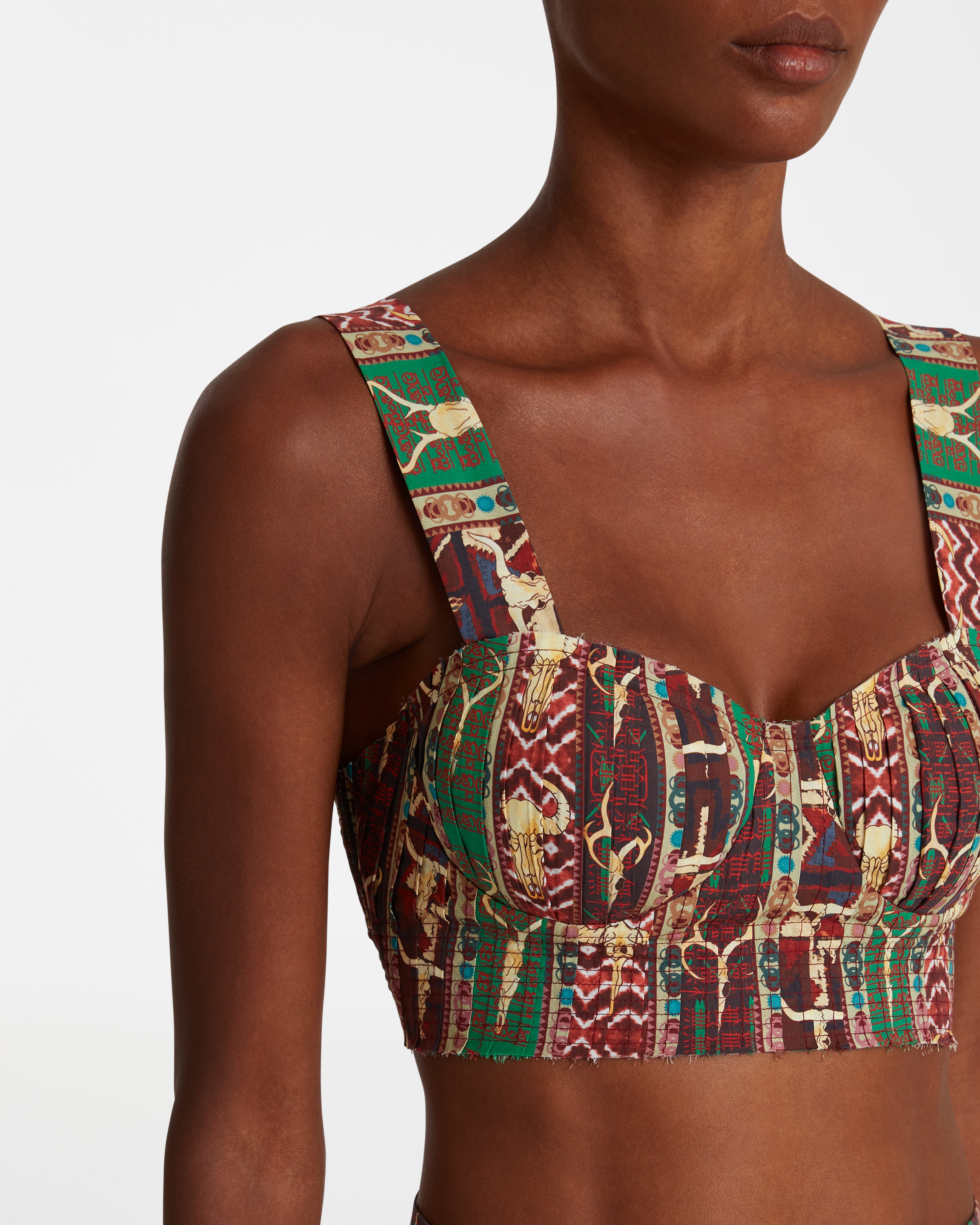 Dalia Top in Arizona Print