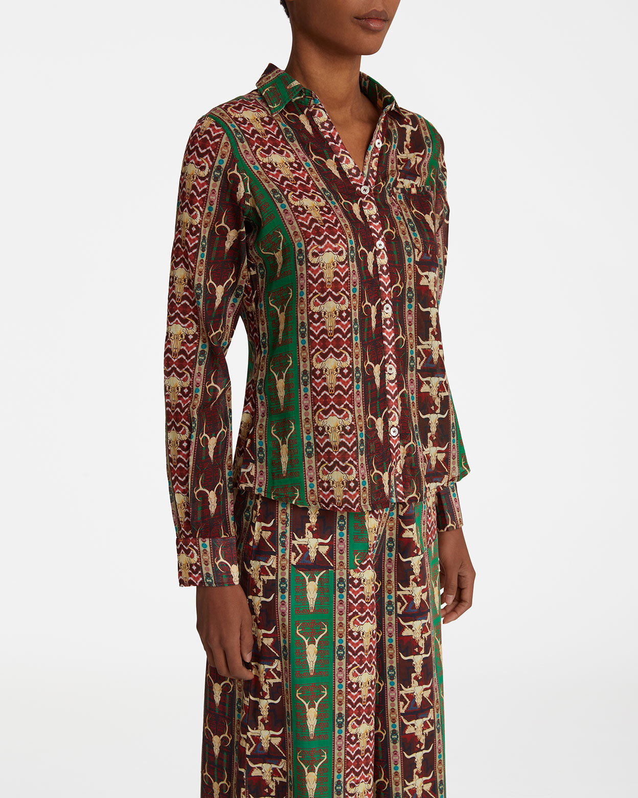 Odetta Shirt in Arizona Print