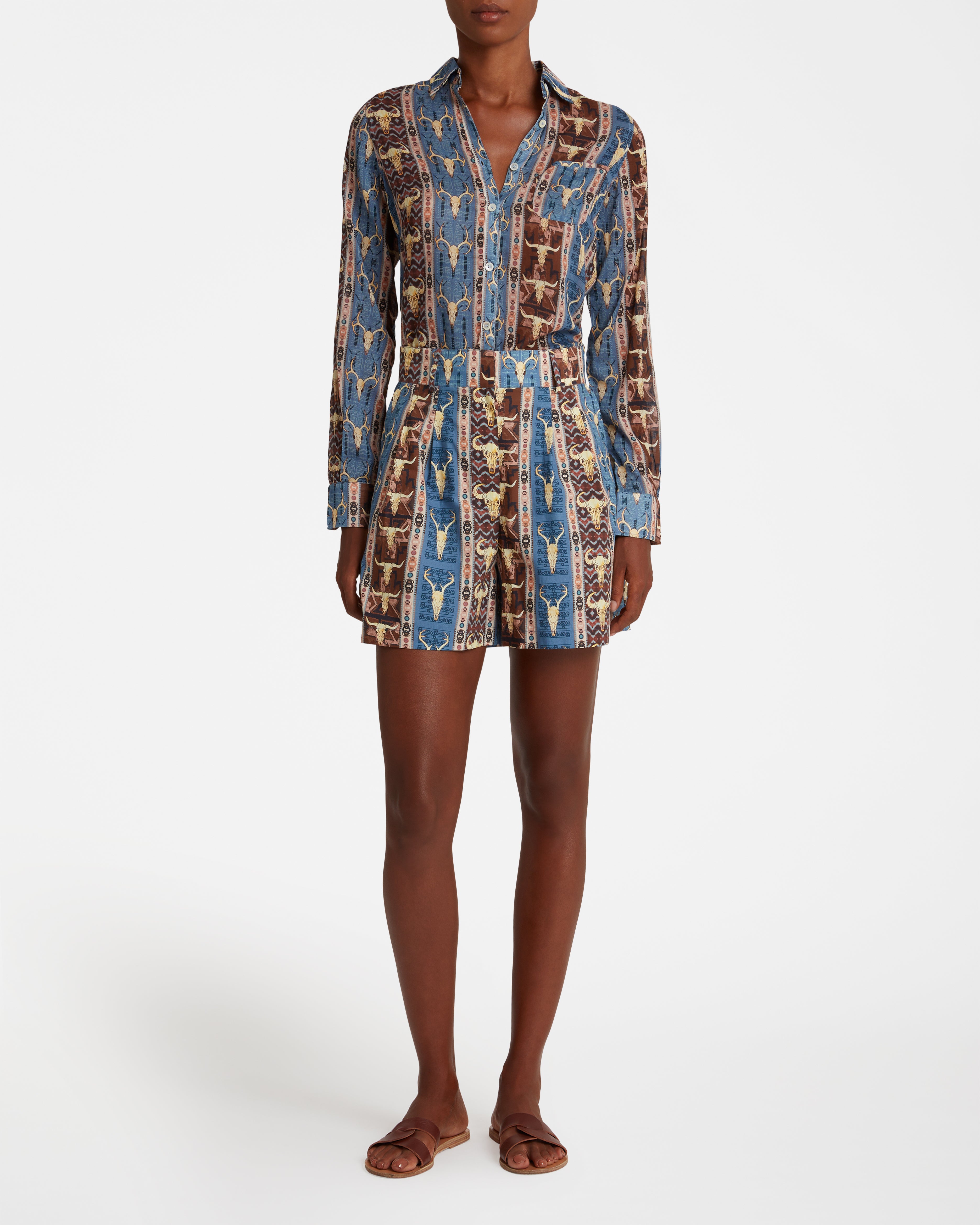 Odetta Shirt in Arizona Print