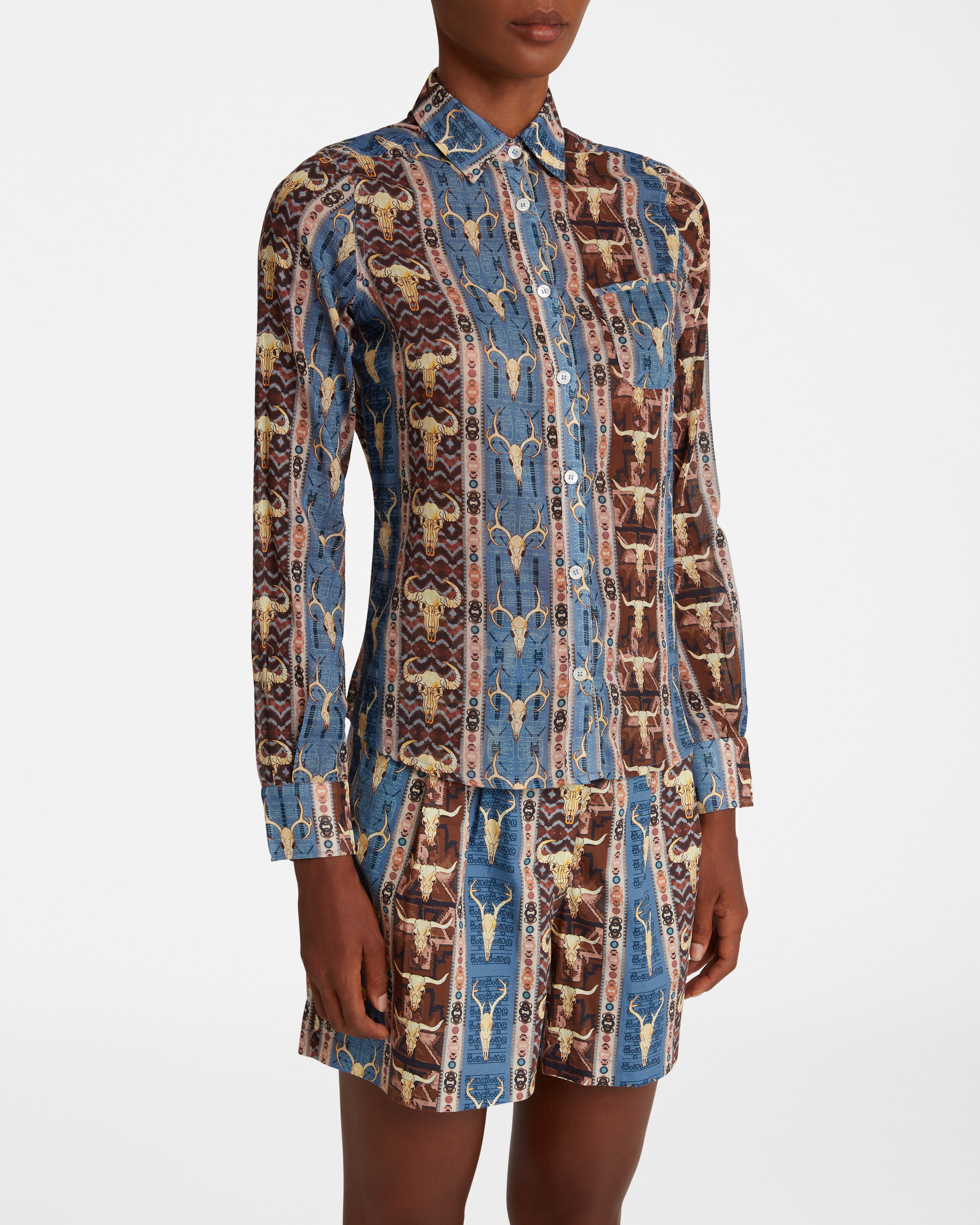 Odetta Shirt in Arizona Print