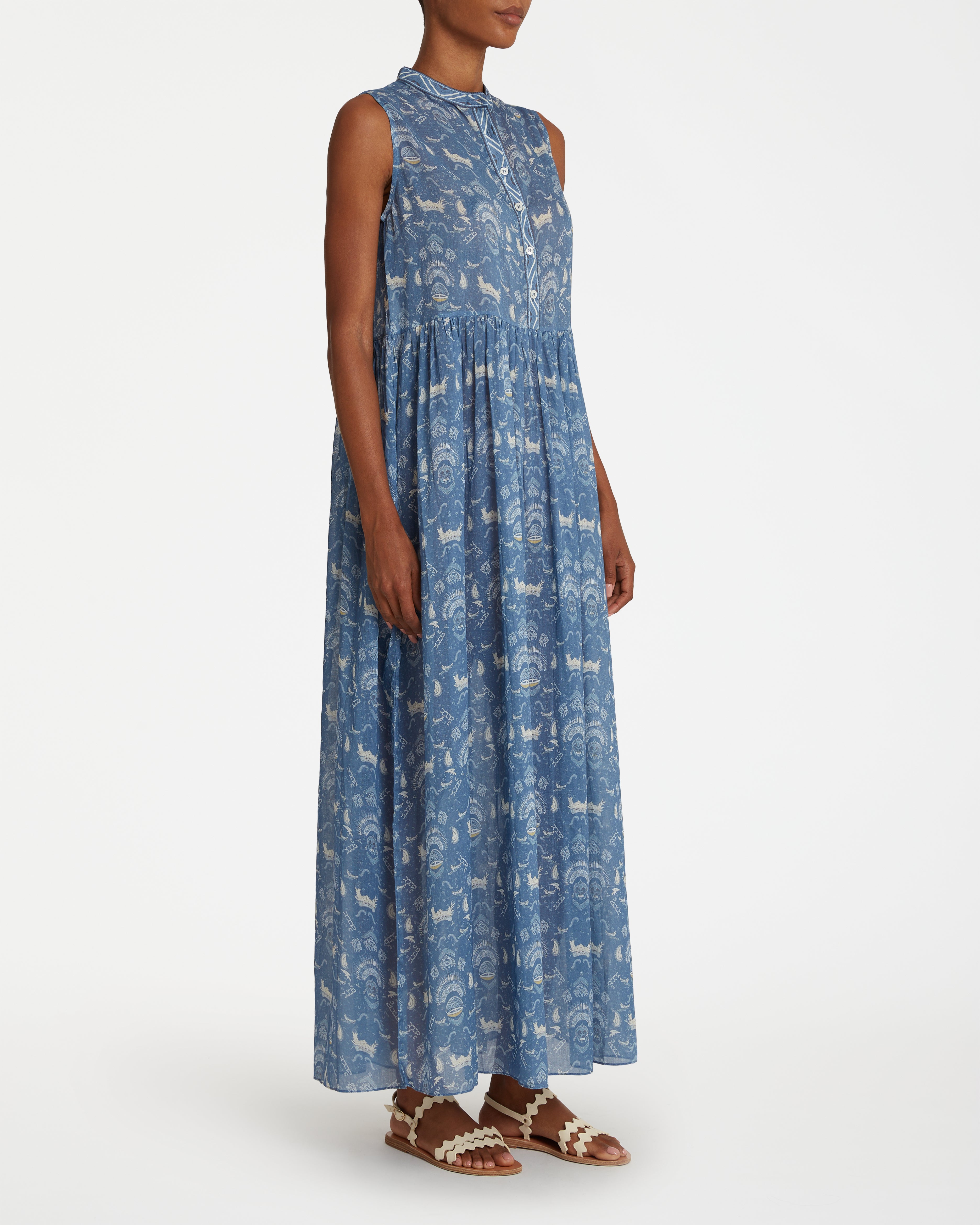 Berenice Dress in Batik Print