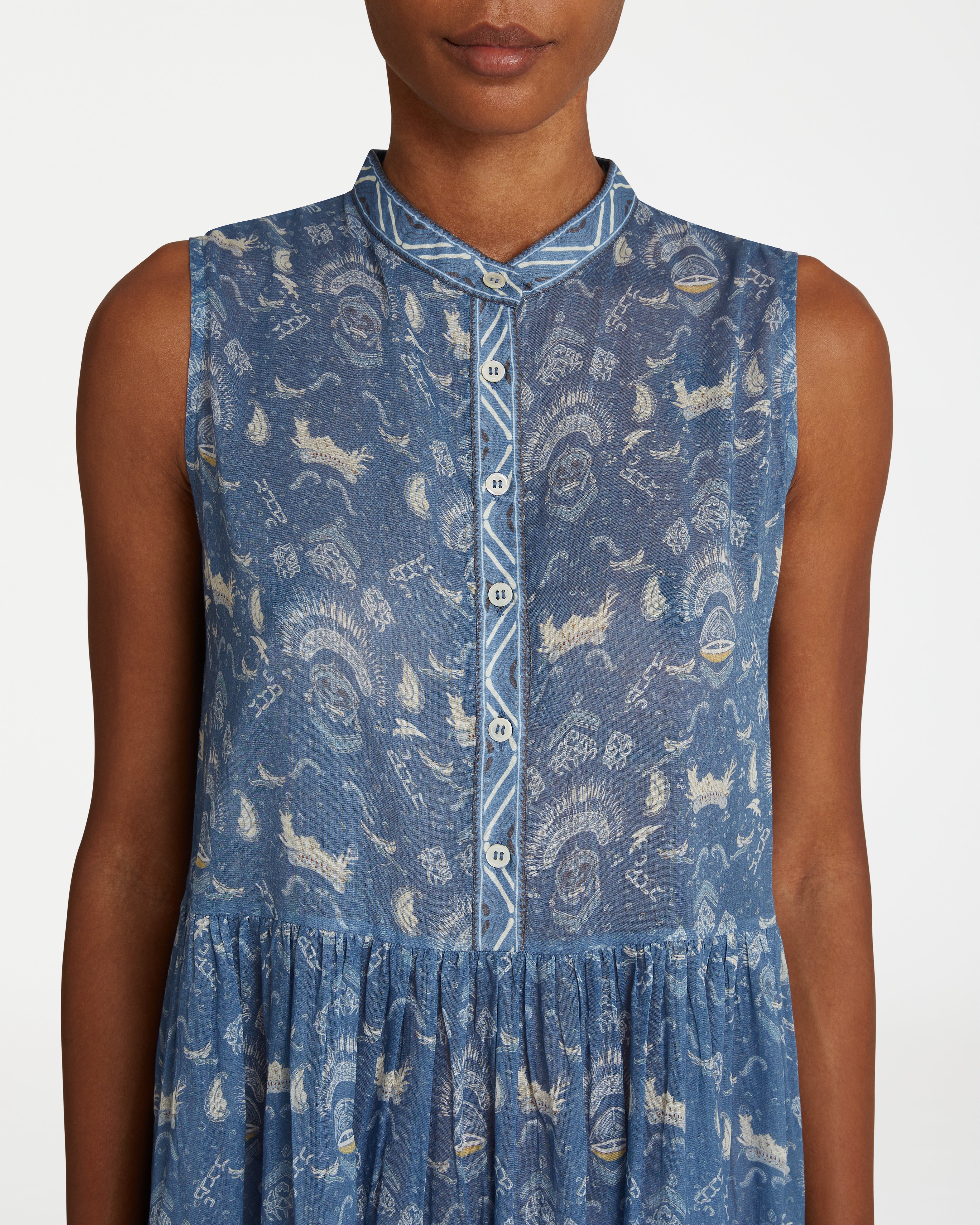 Berenice Dress in Batik Print