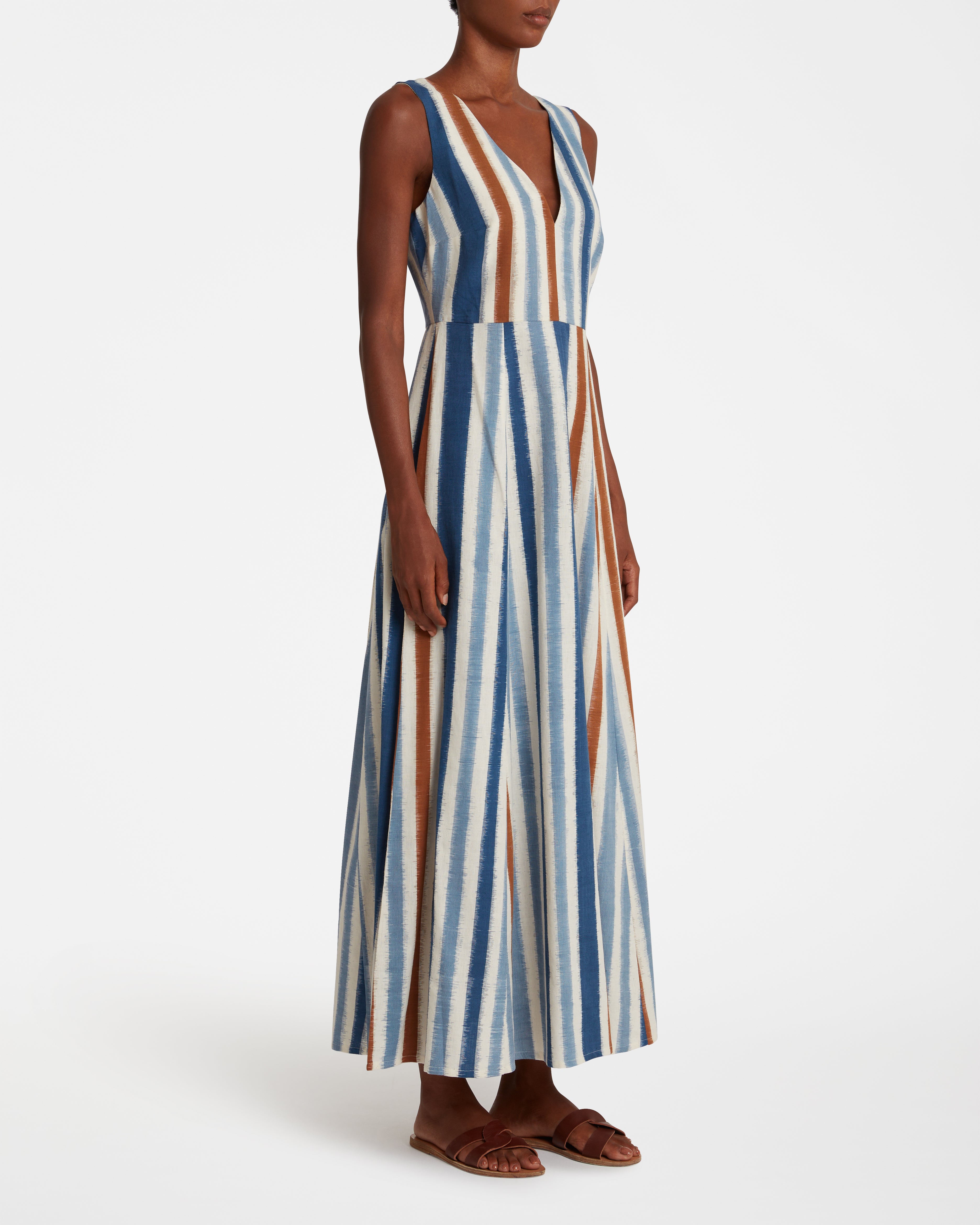 Nellie Dress in French Stripes