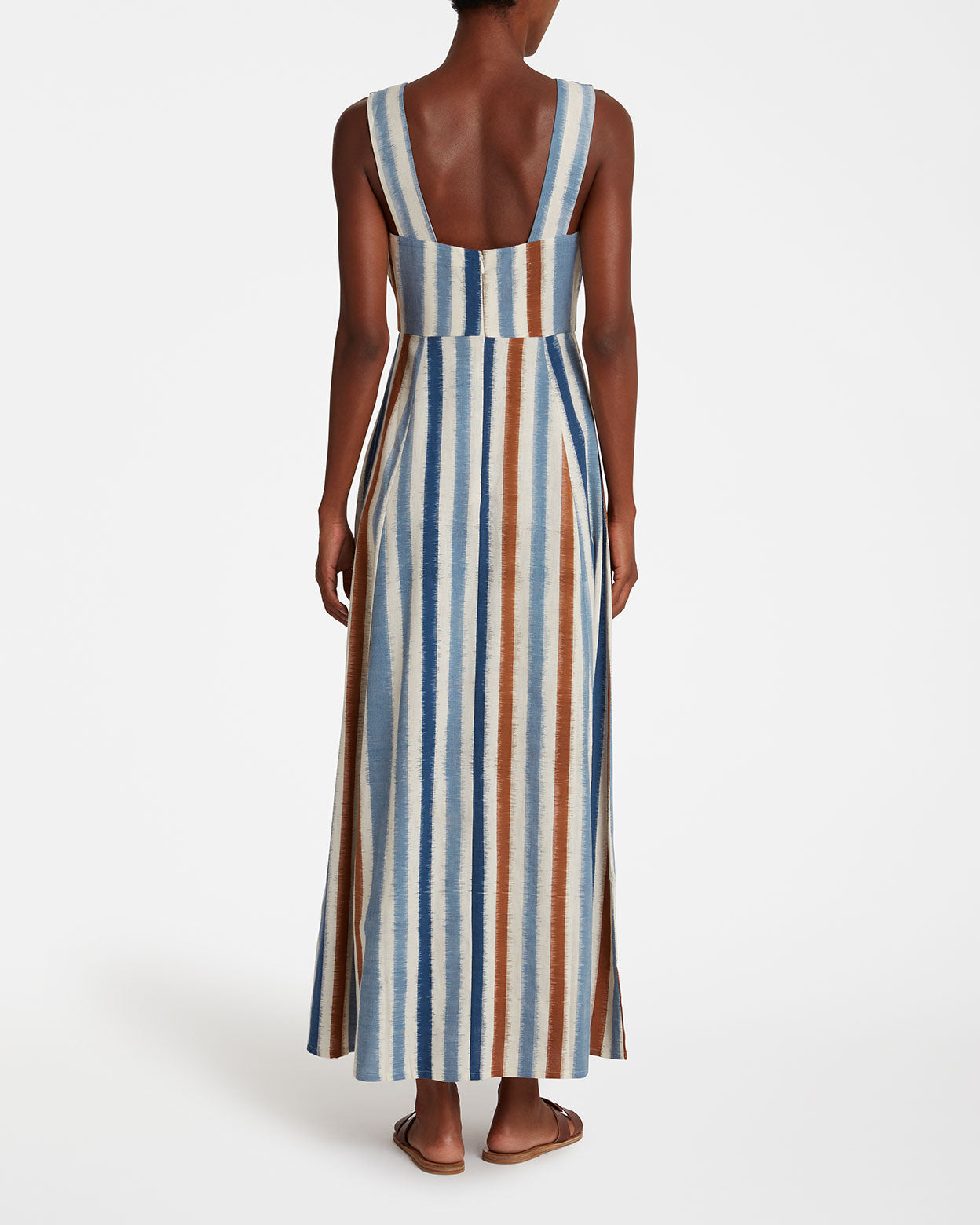 Nellie Dress in French Stripes