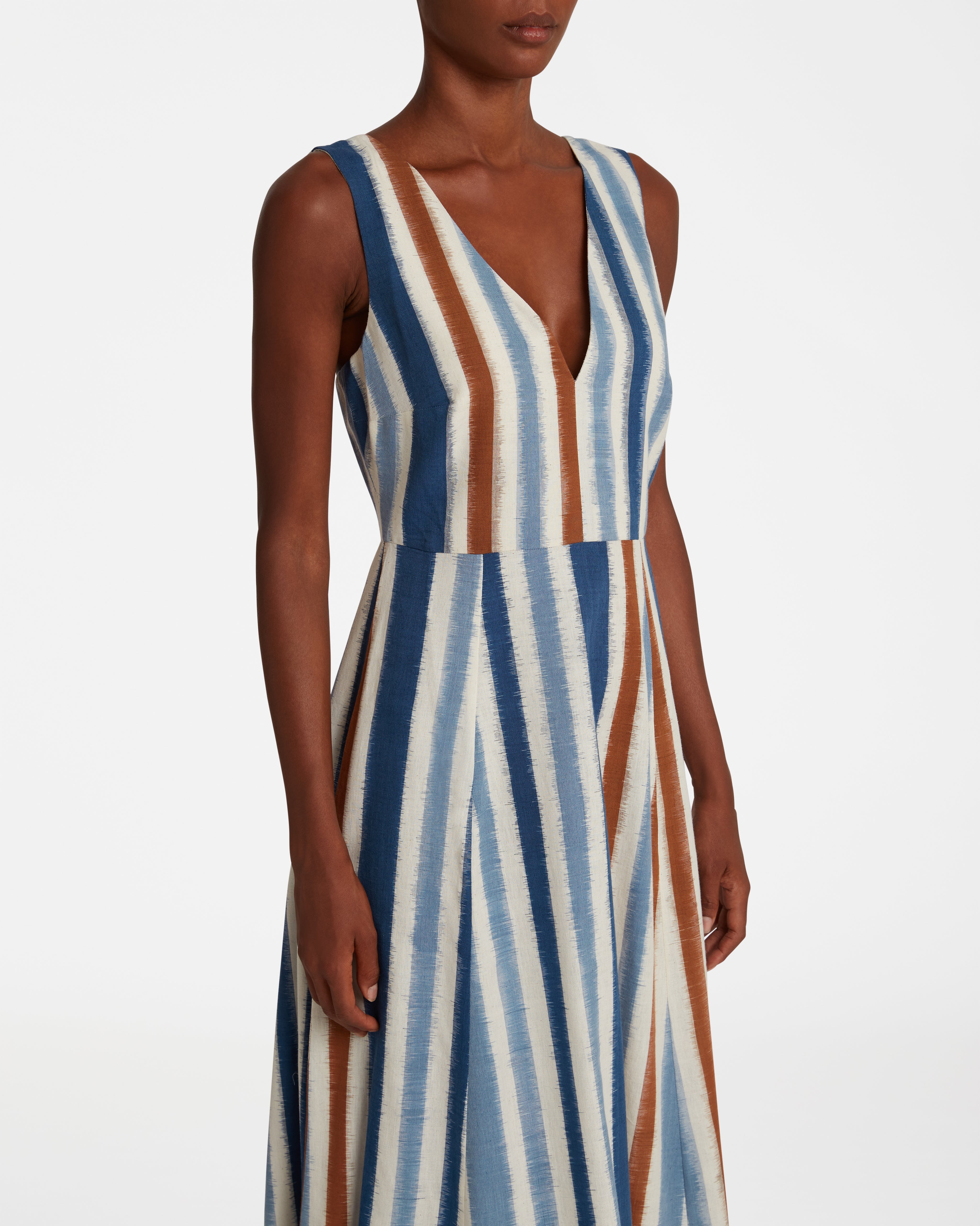 Nellie Dress in French Stripes