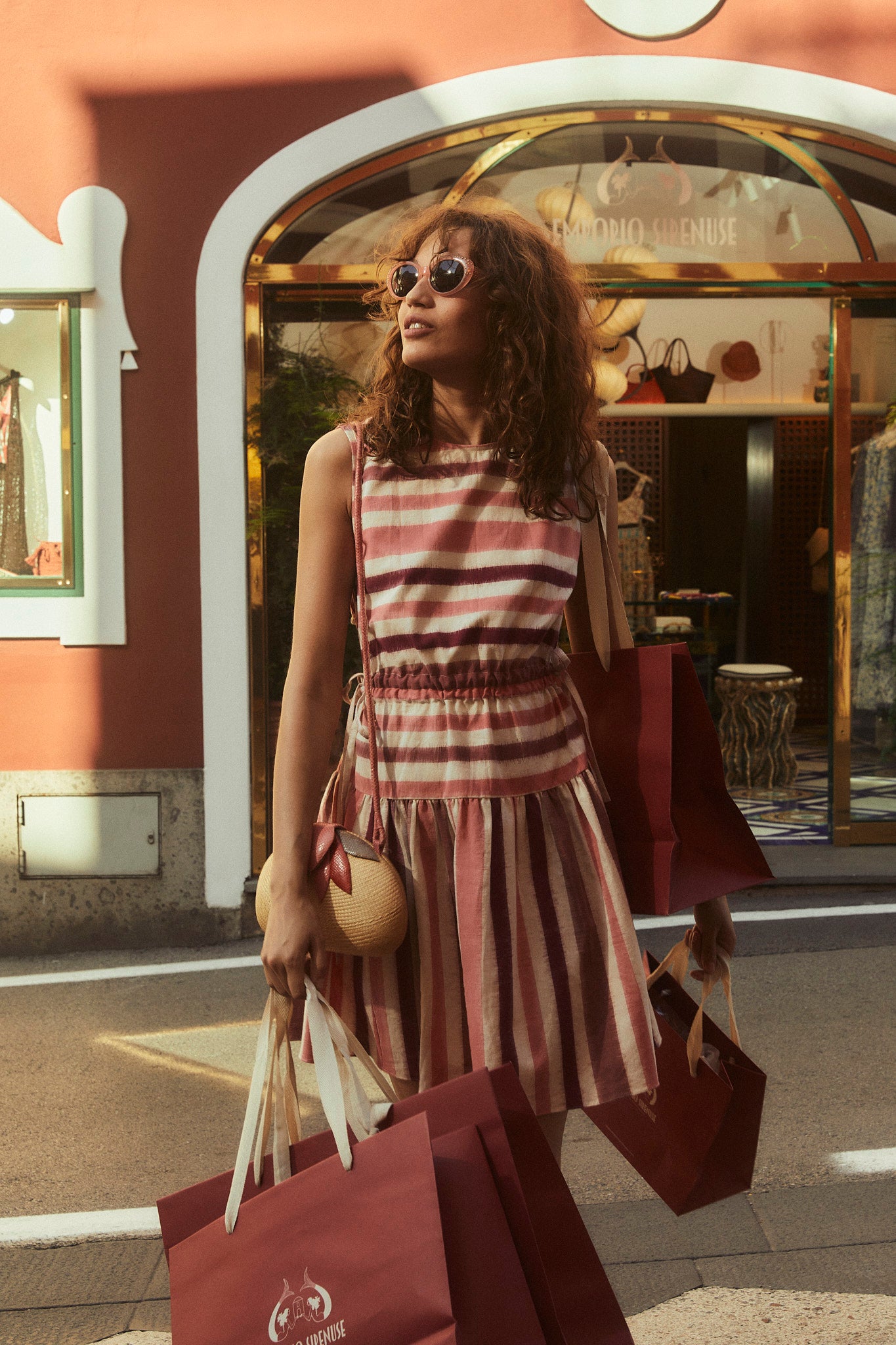 Loda Dress in French Stripes