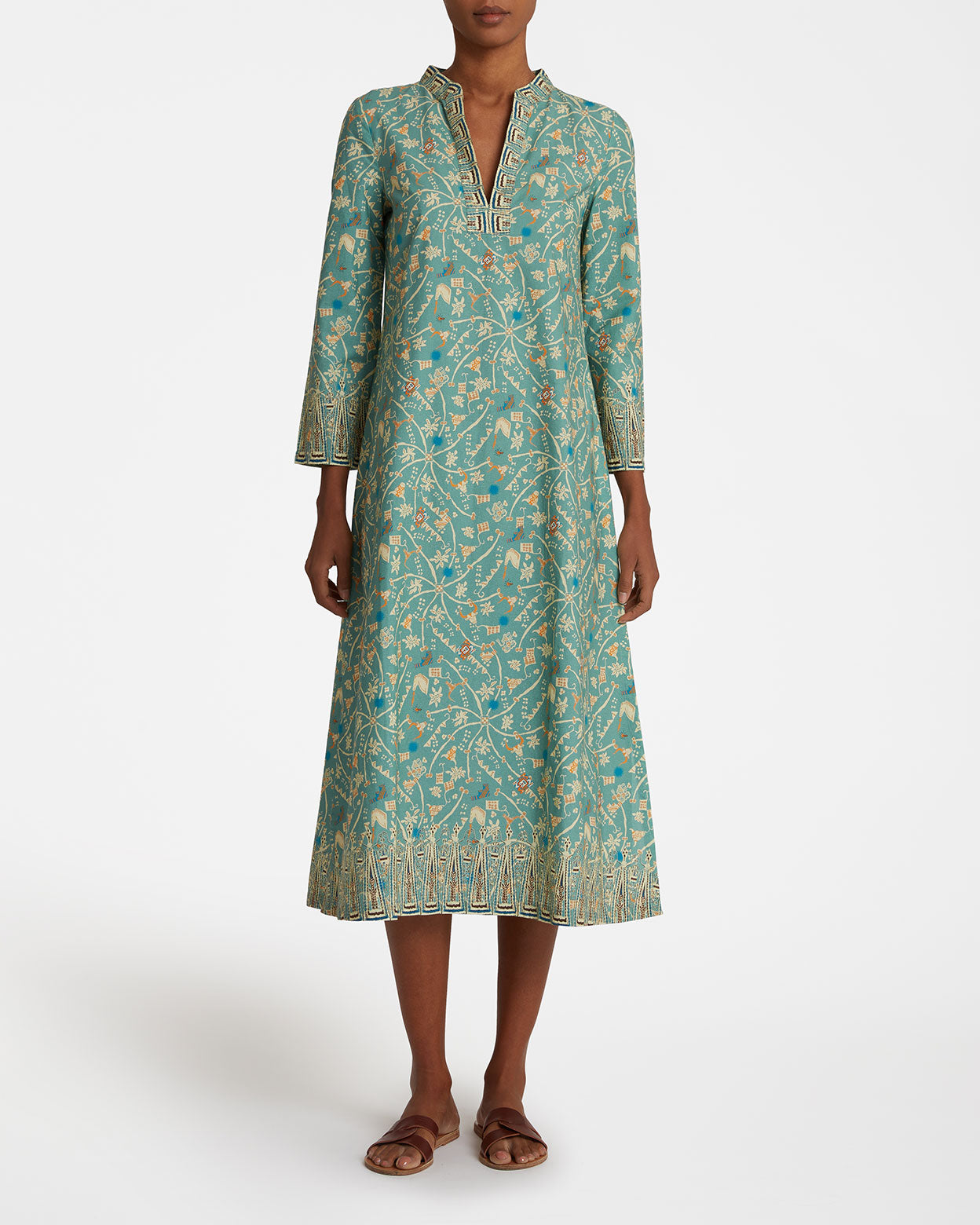 Giada Caftan in Girandole Print