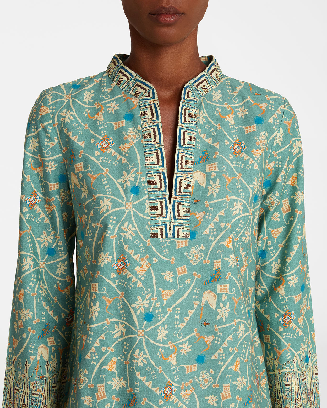 Sarah Caftan in Girandole Print