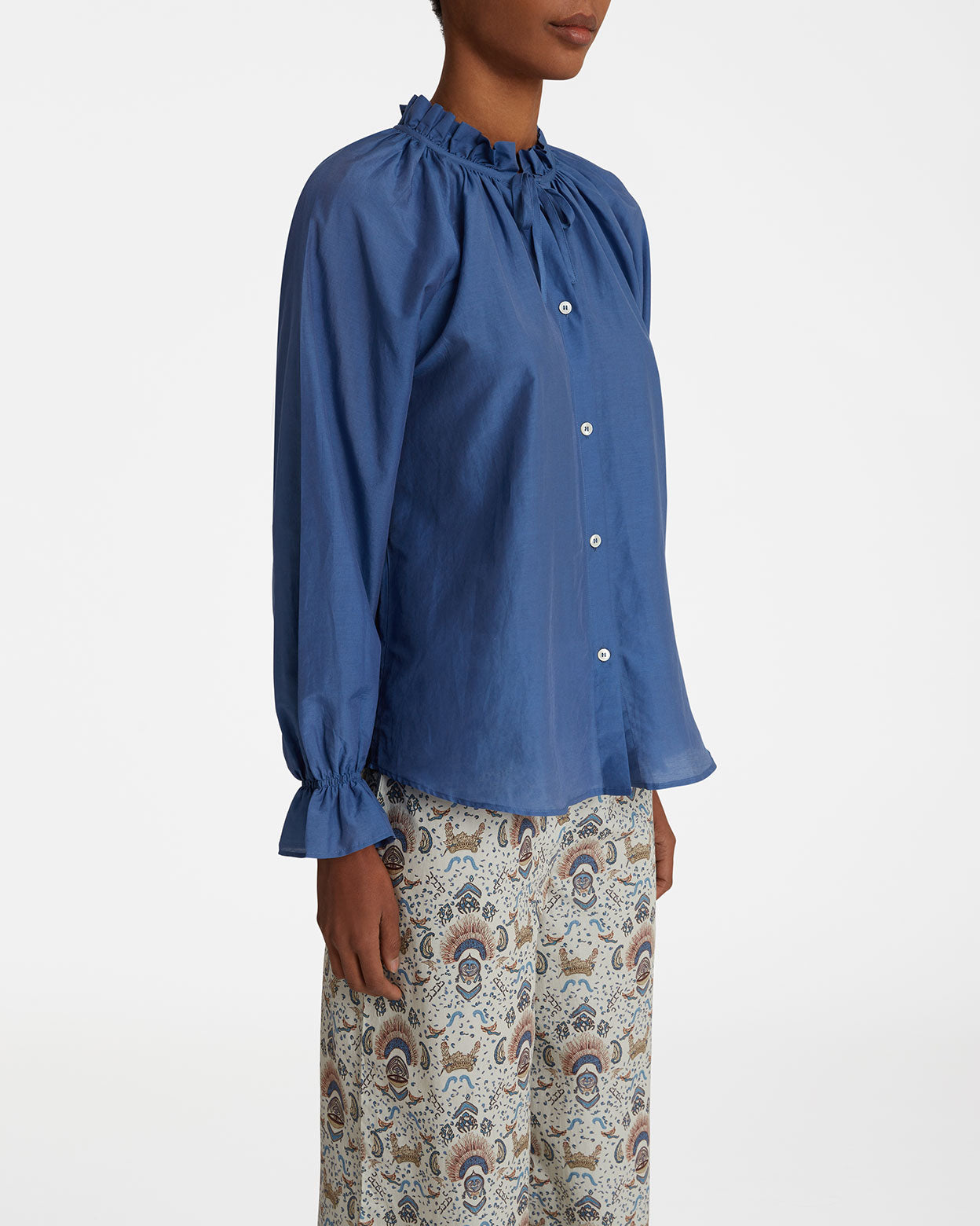 Altea Shirt in Silk-cotton Blend