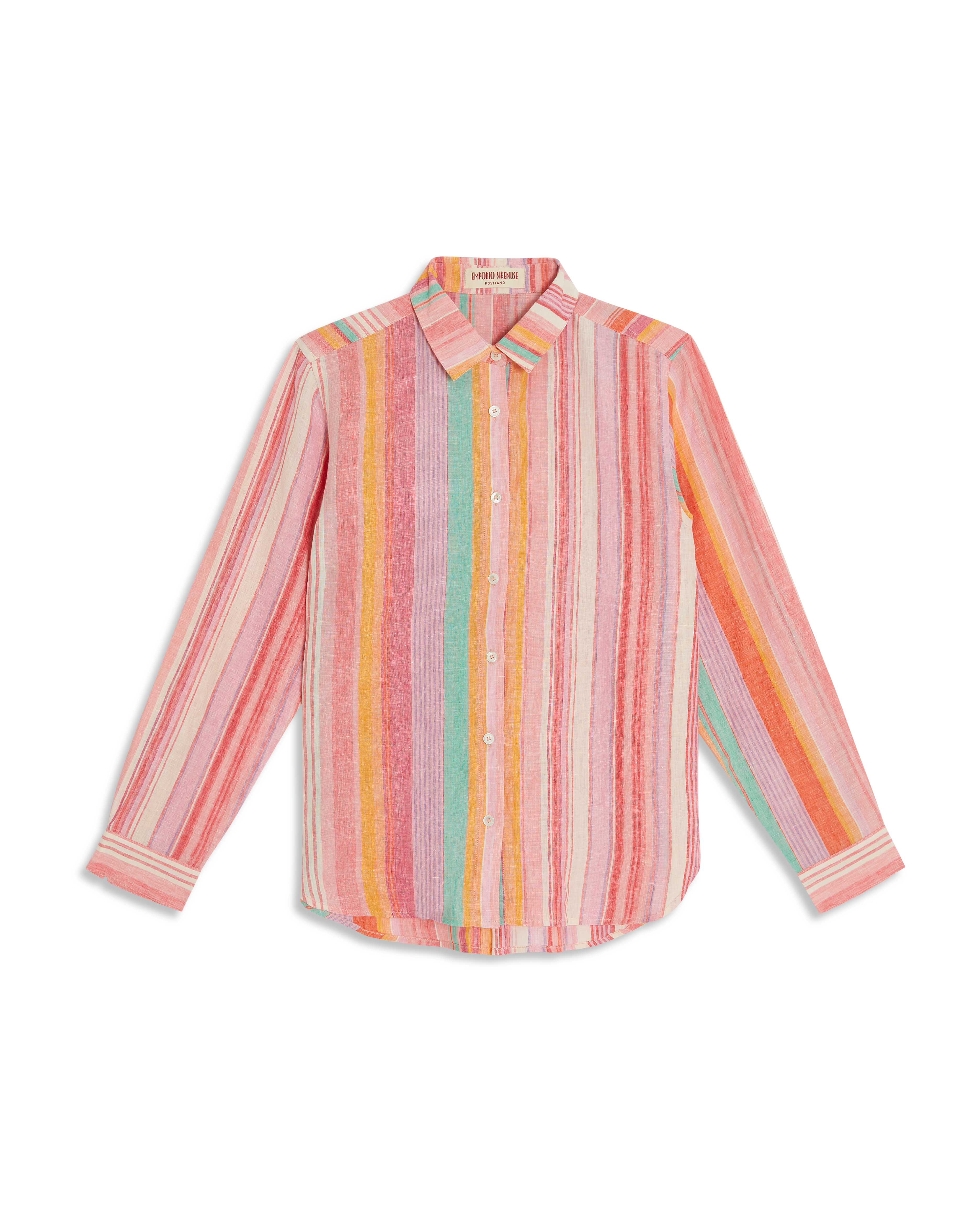 Mina Shirt In Rainbow Stripes