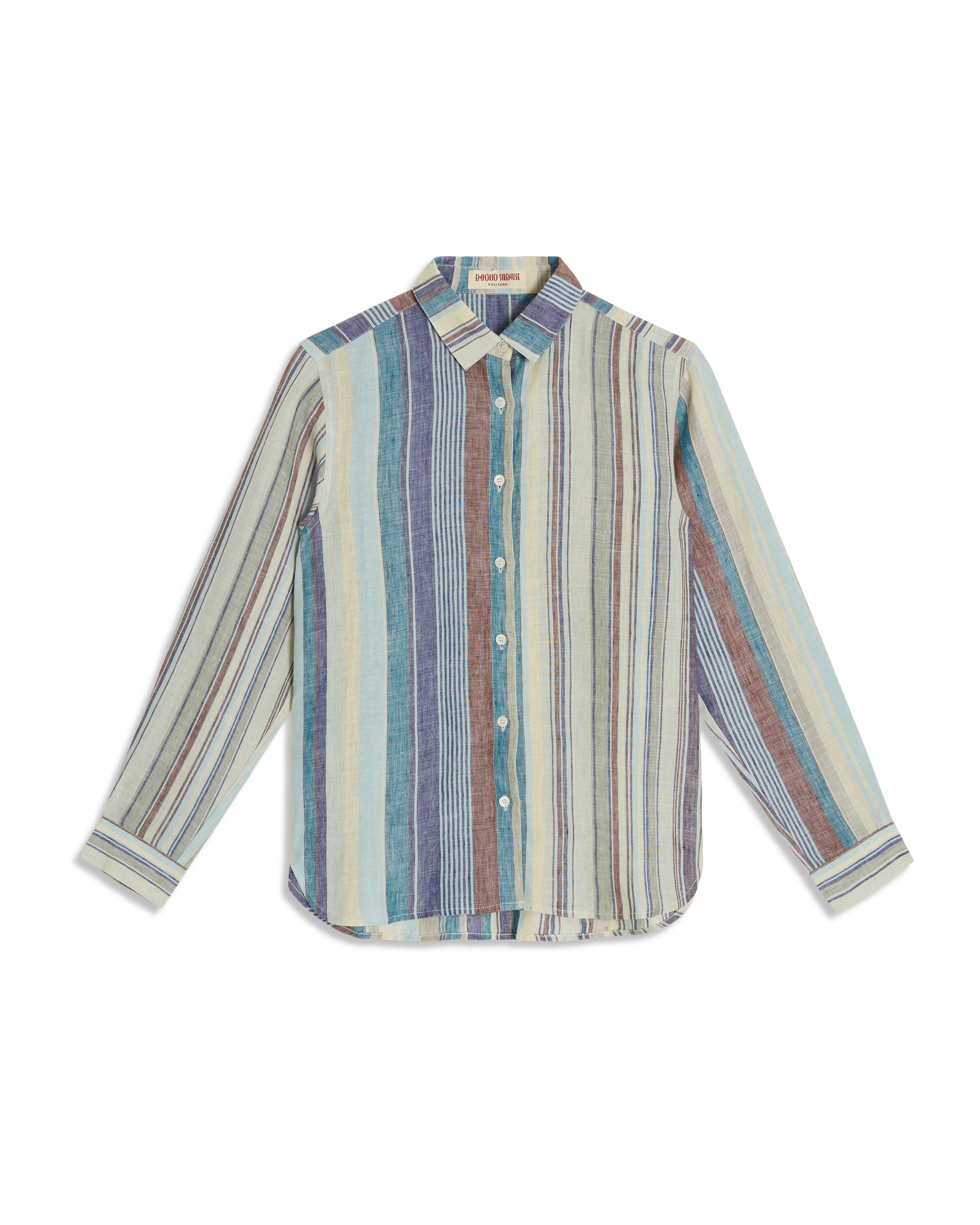 Mina Shirt In Rainbow Stripes