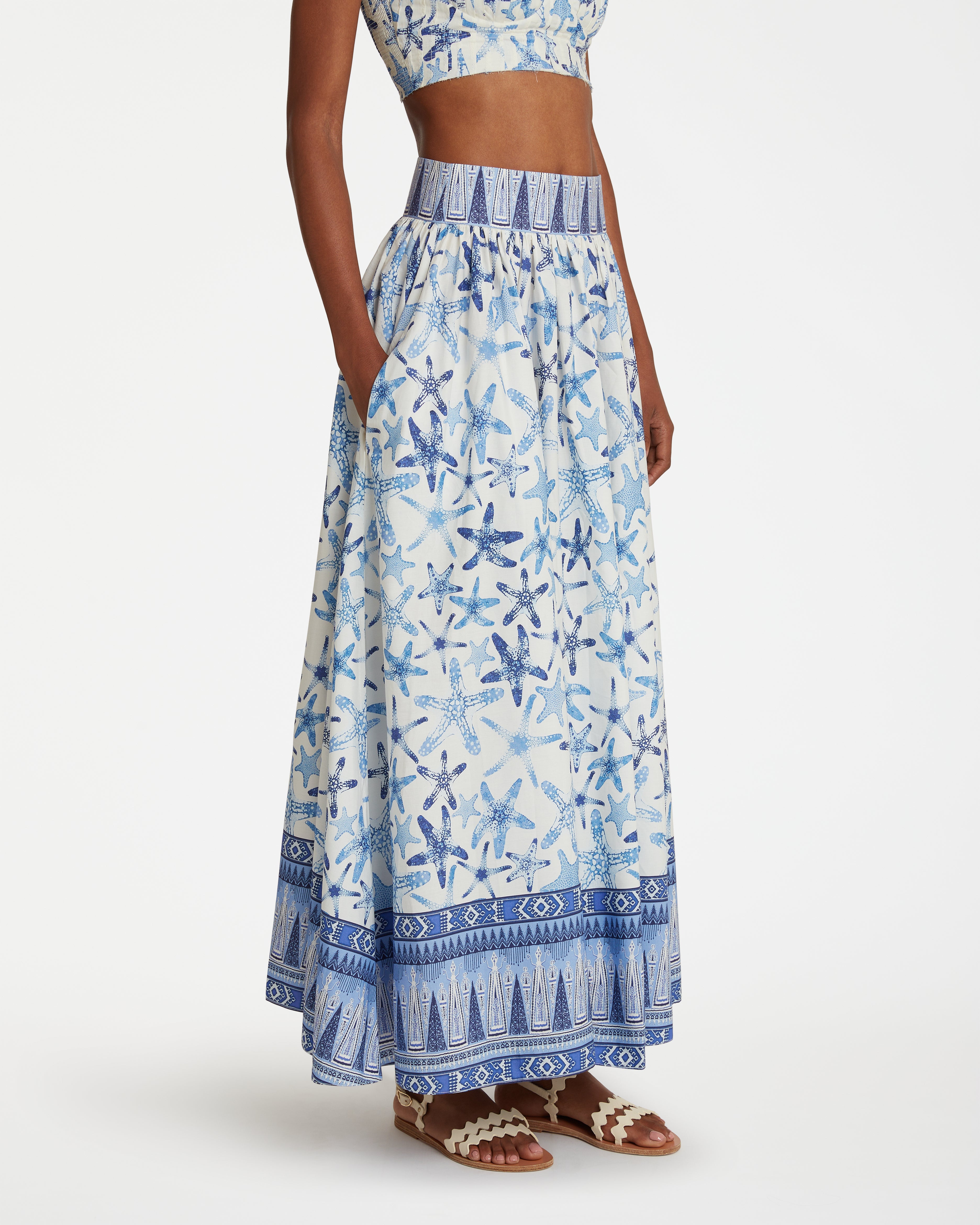 Ombretta Skirt In Sea Stars