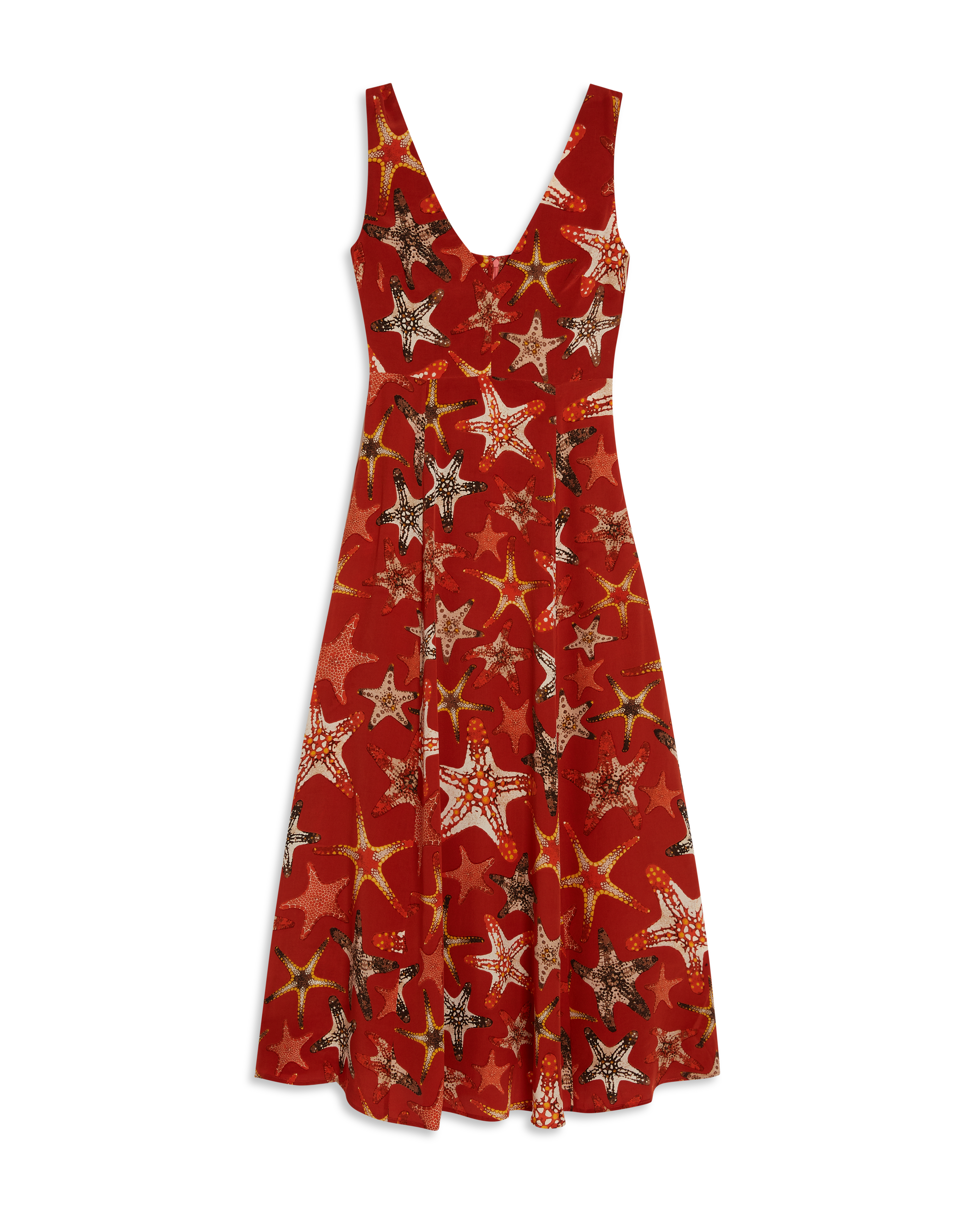 Nellie Dress In Starfish Print