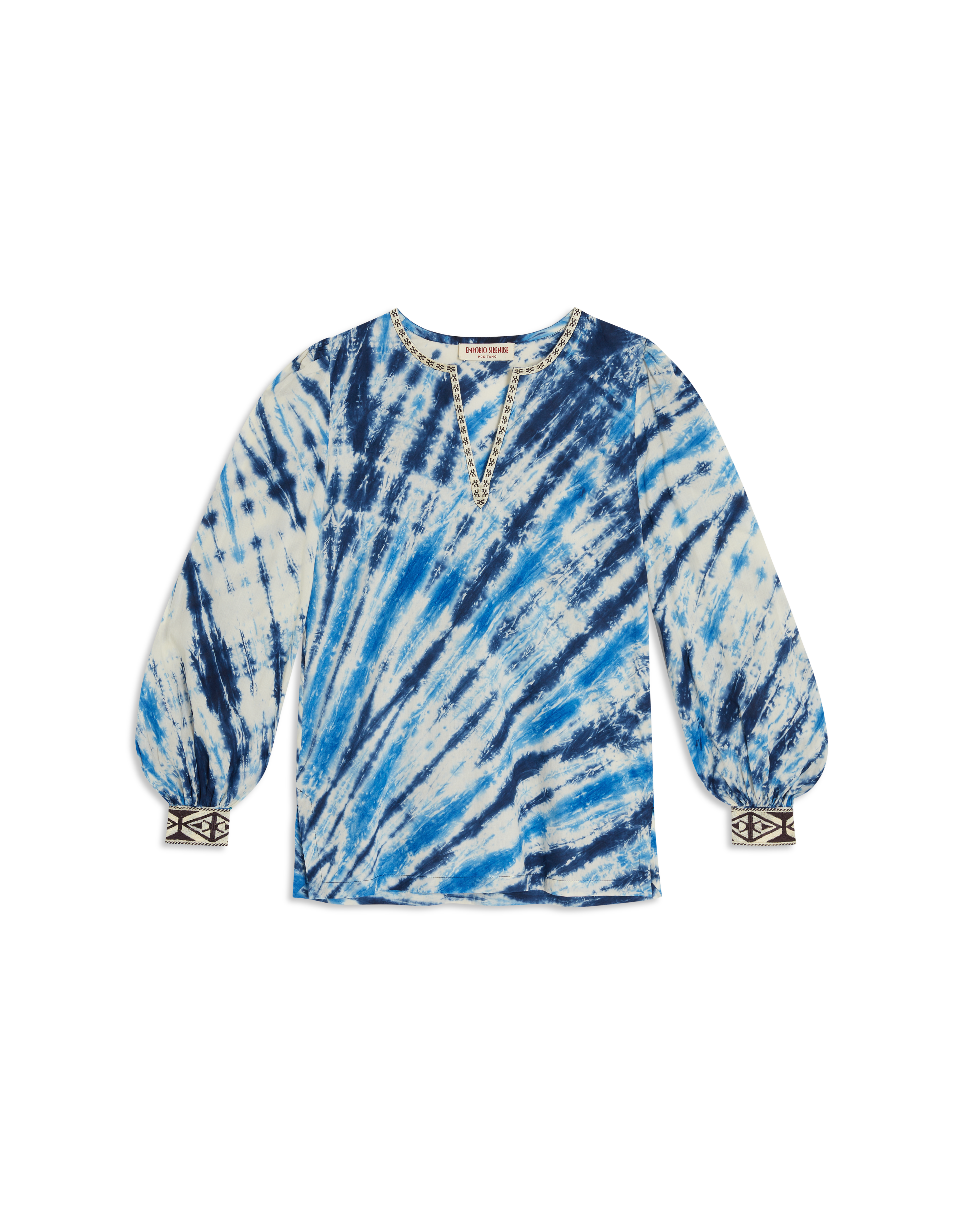 Vera Shirt With Tie Dye Embroidery
