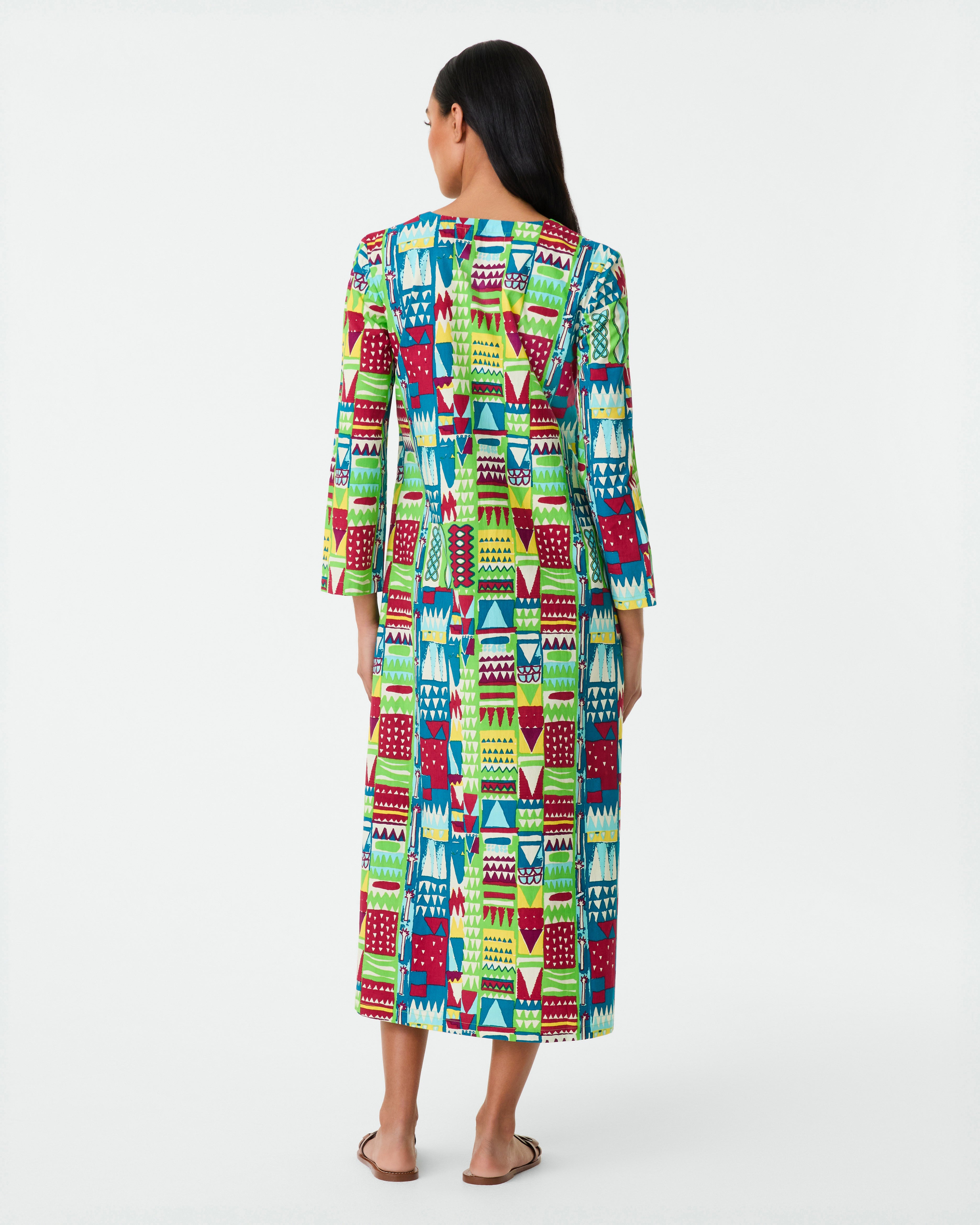 Giada Caftan in Afrika Print