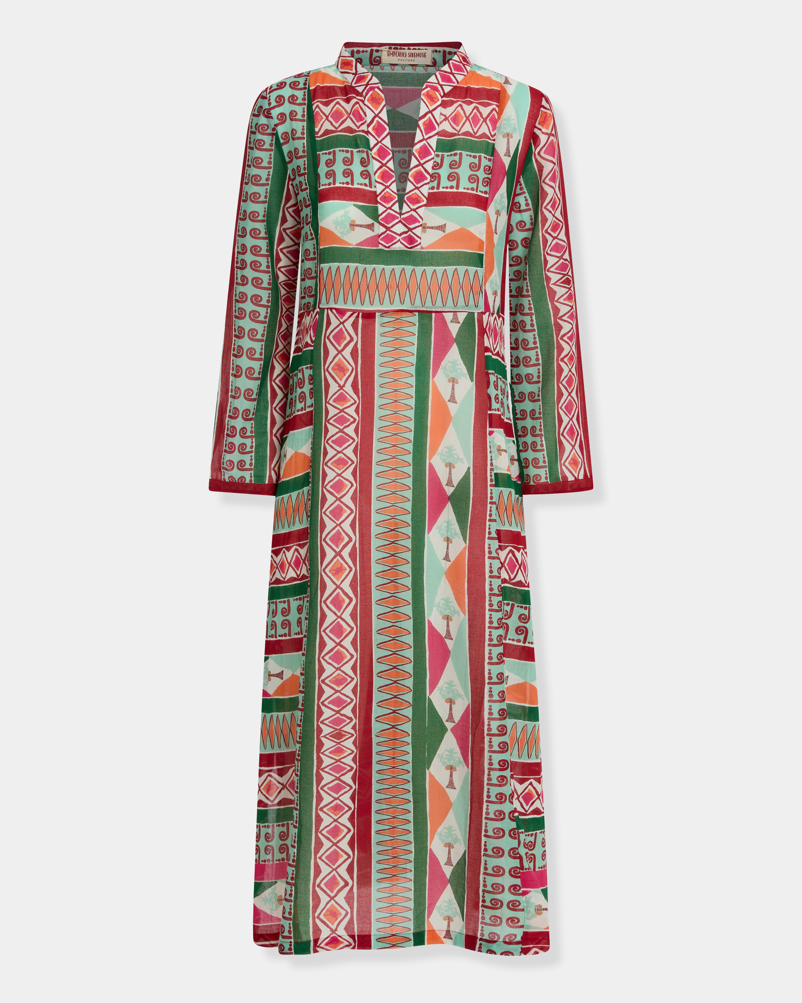 Giada Caftan in Arlecchino Print