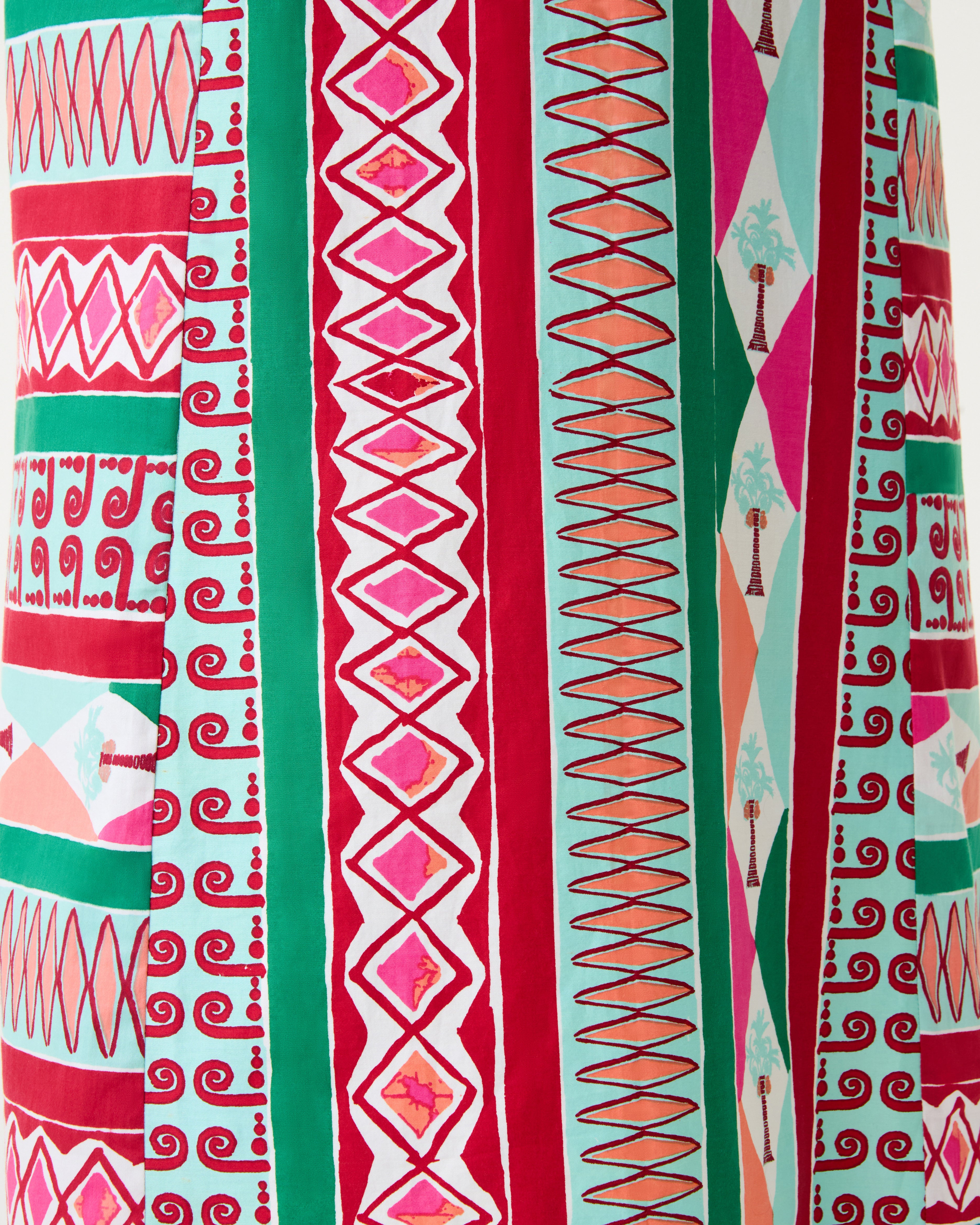 Giada Caftan in Arlecchino Print