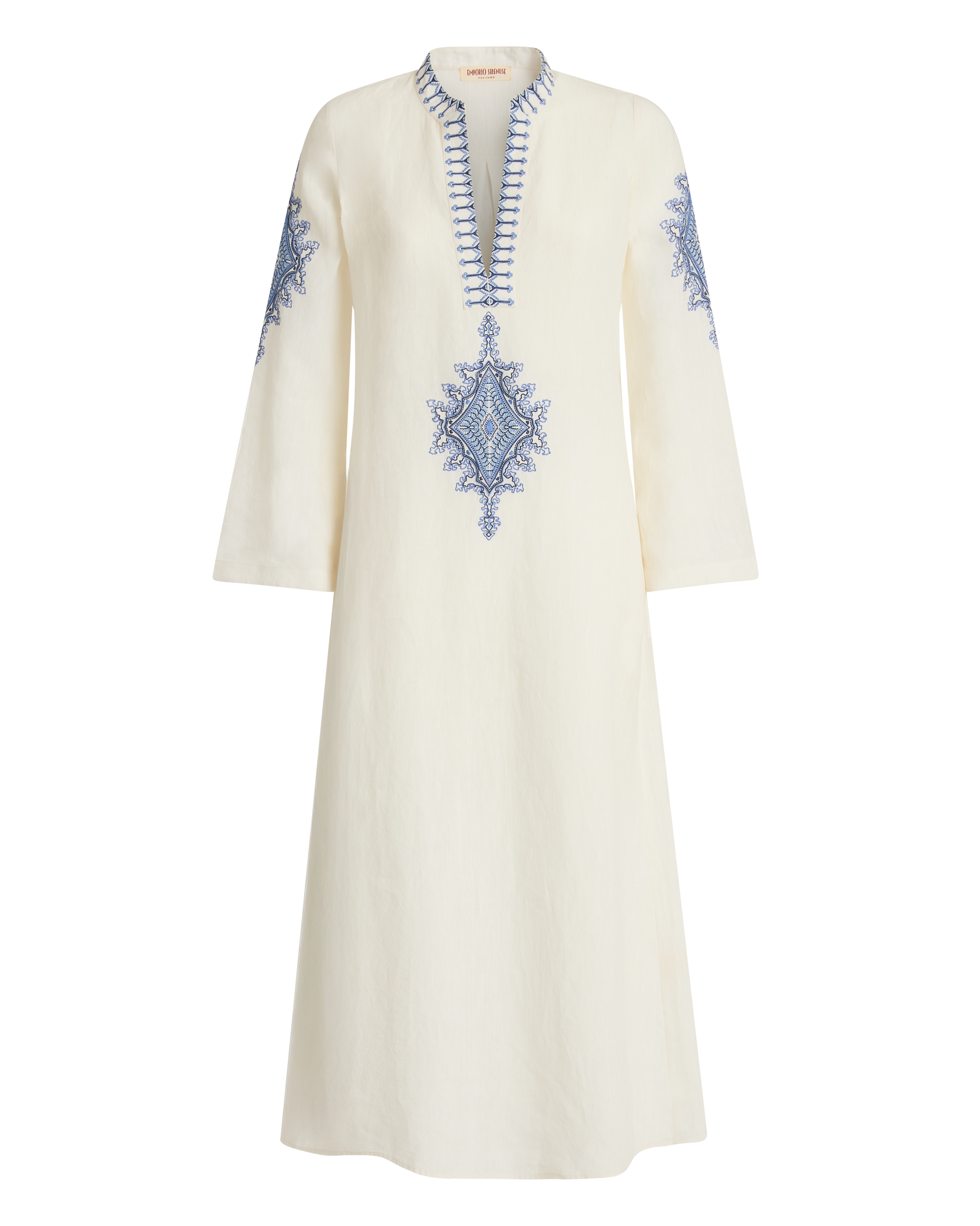 Jenna  Caftan With Astragal Embroidery