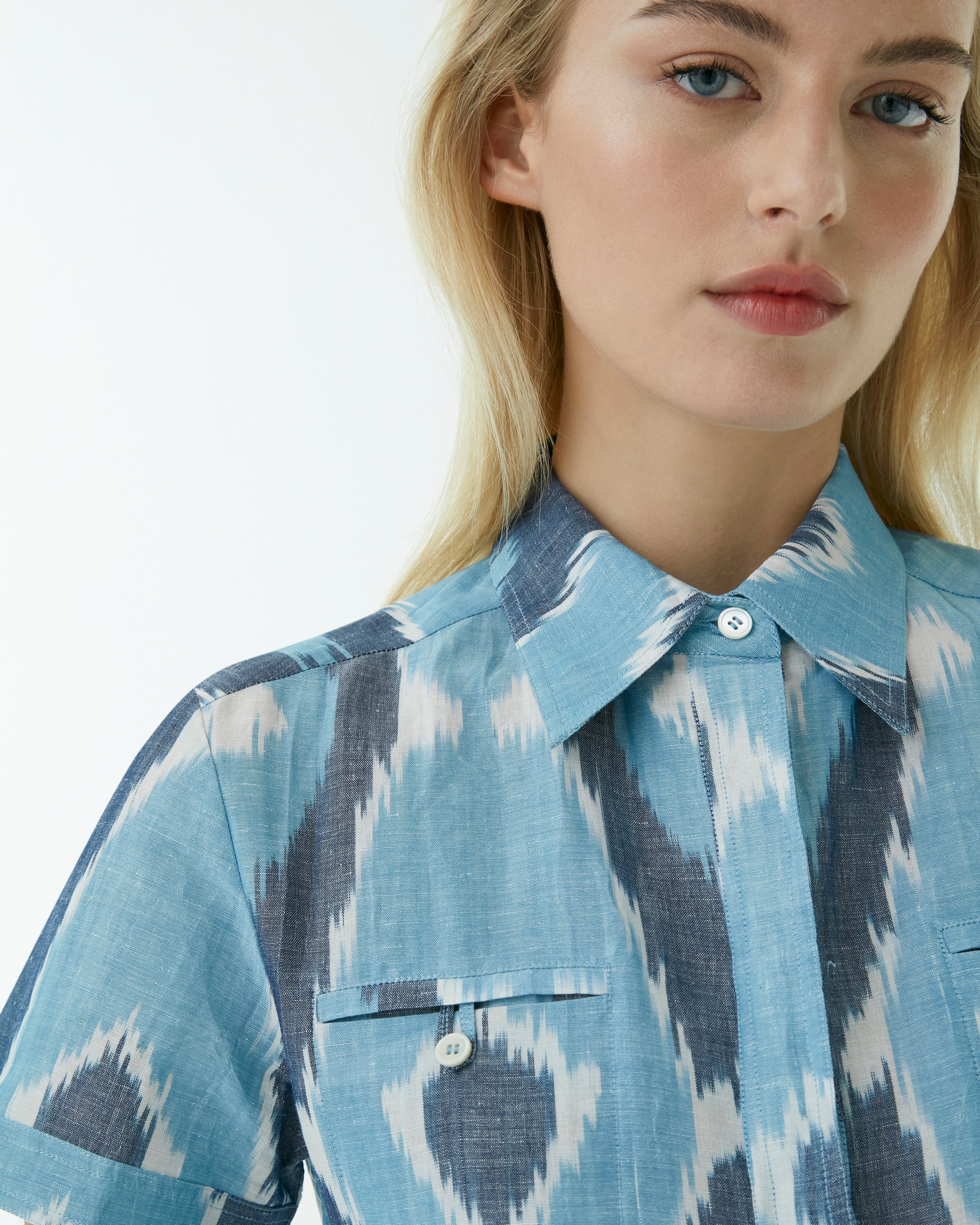 Giselle Dress in Diamond Ikat