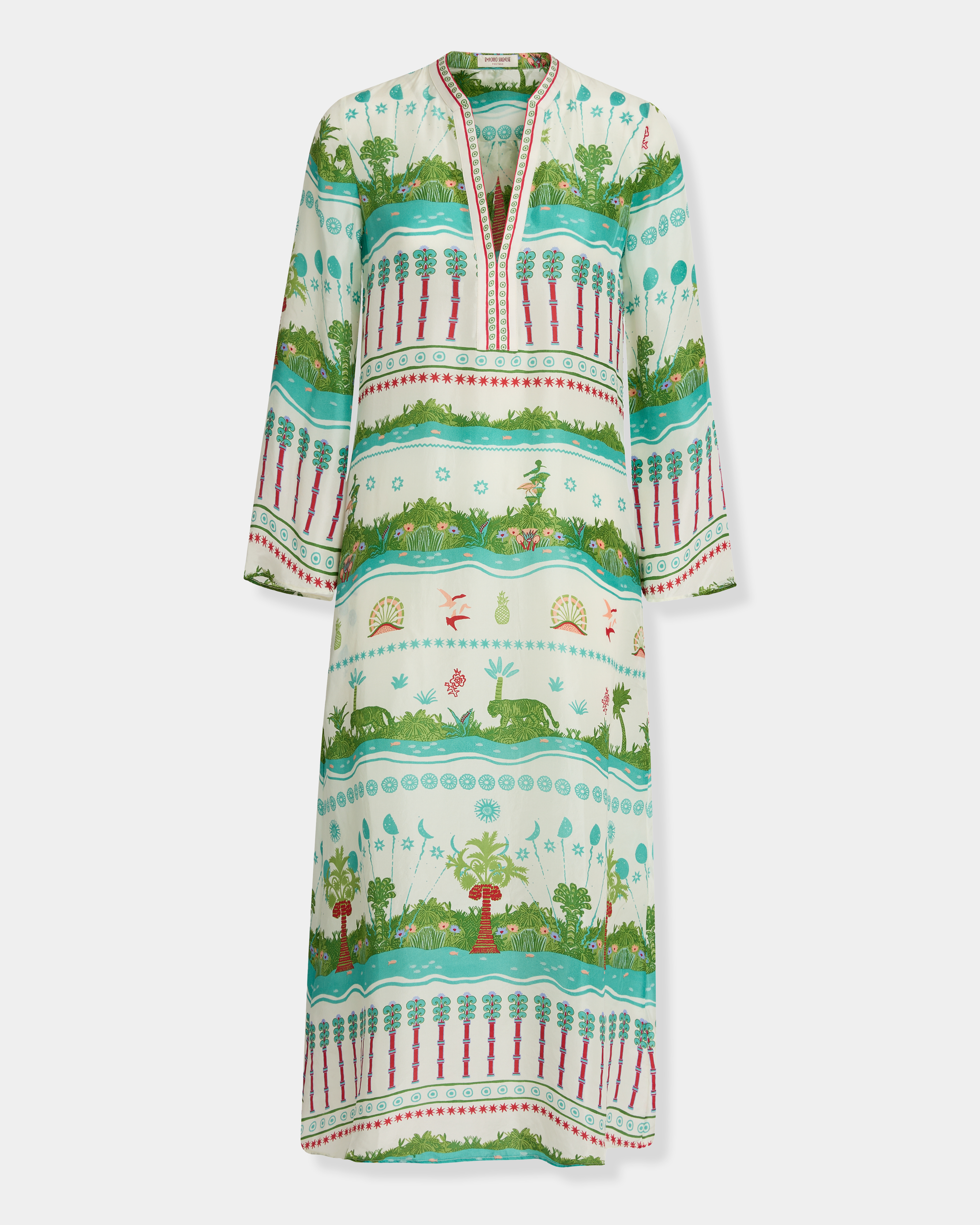 Jenna Caftan in Eden Print