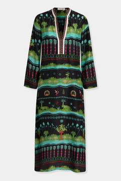 Jenna Caftan in Eden Print