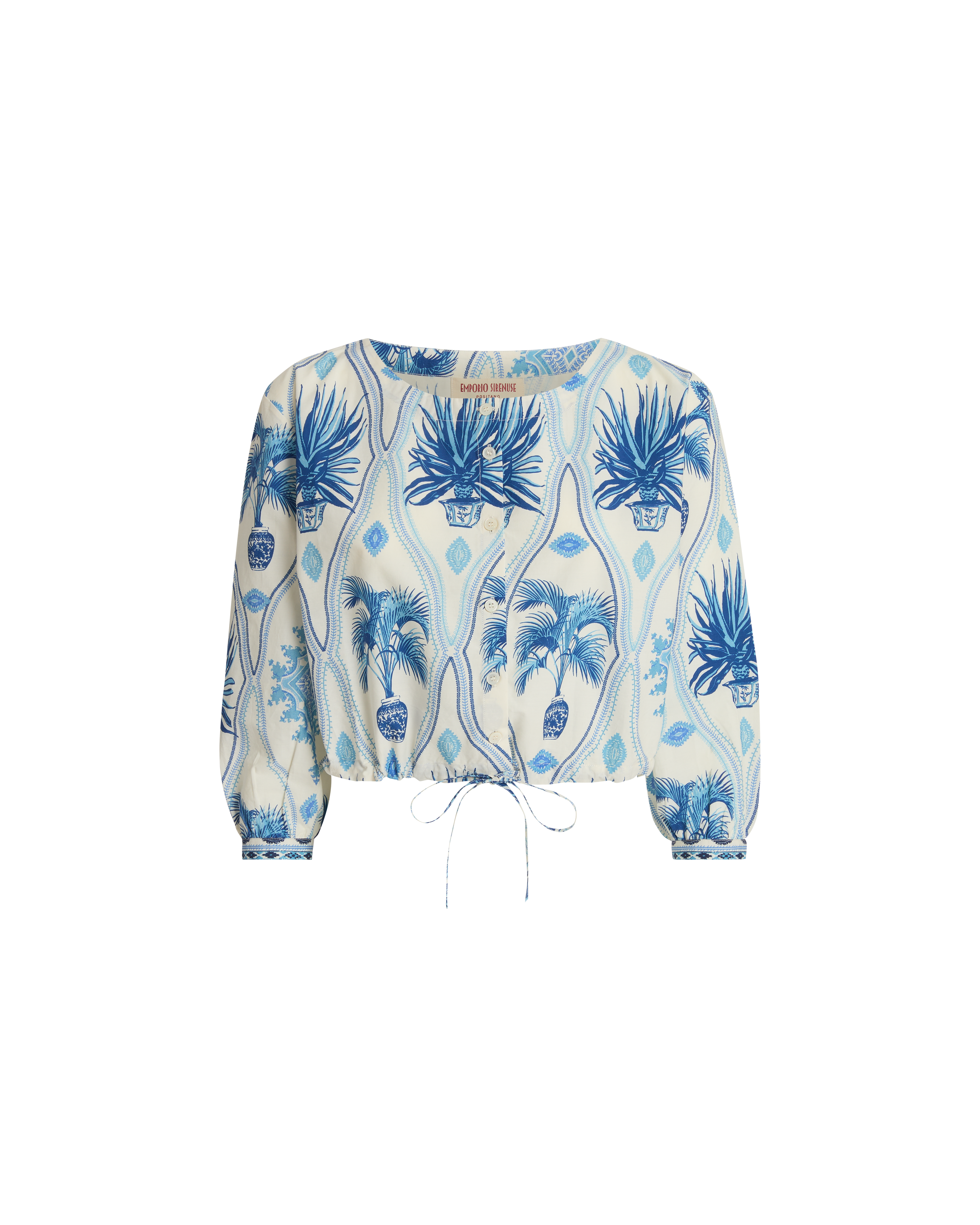 New Jinny Blouse in Garden Mesh Print