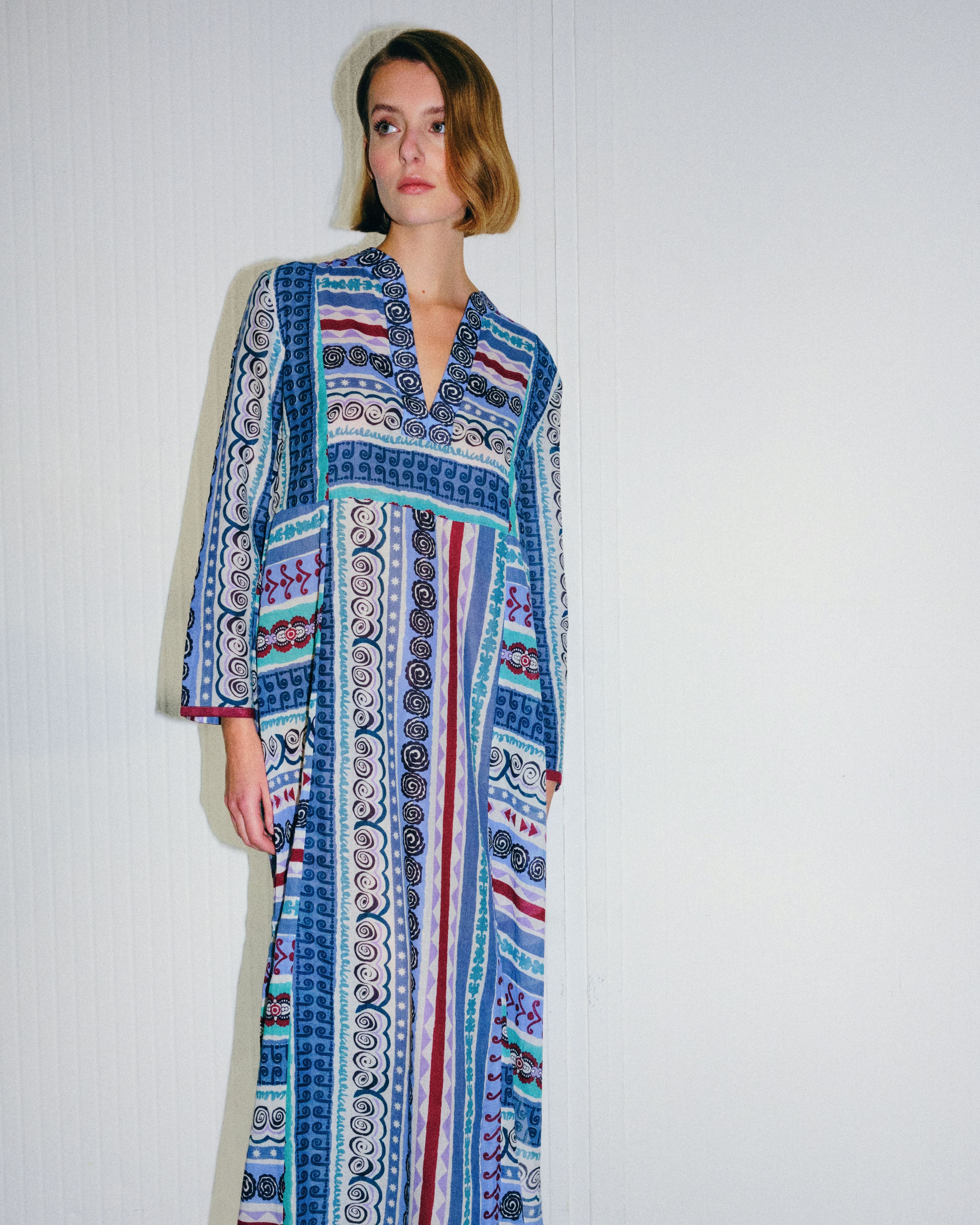 Giada Caftan in Astral Print
