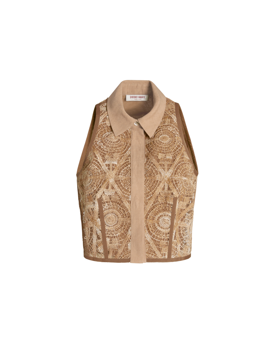 Lara Top in Macramè