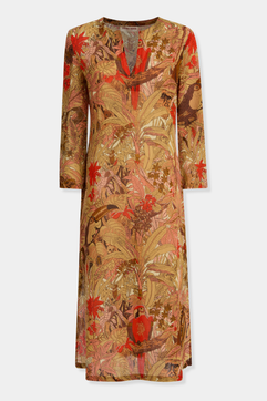 Giada Caftan in Jungle Print