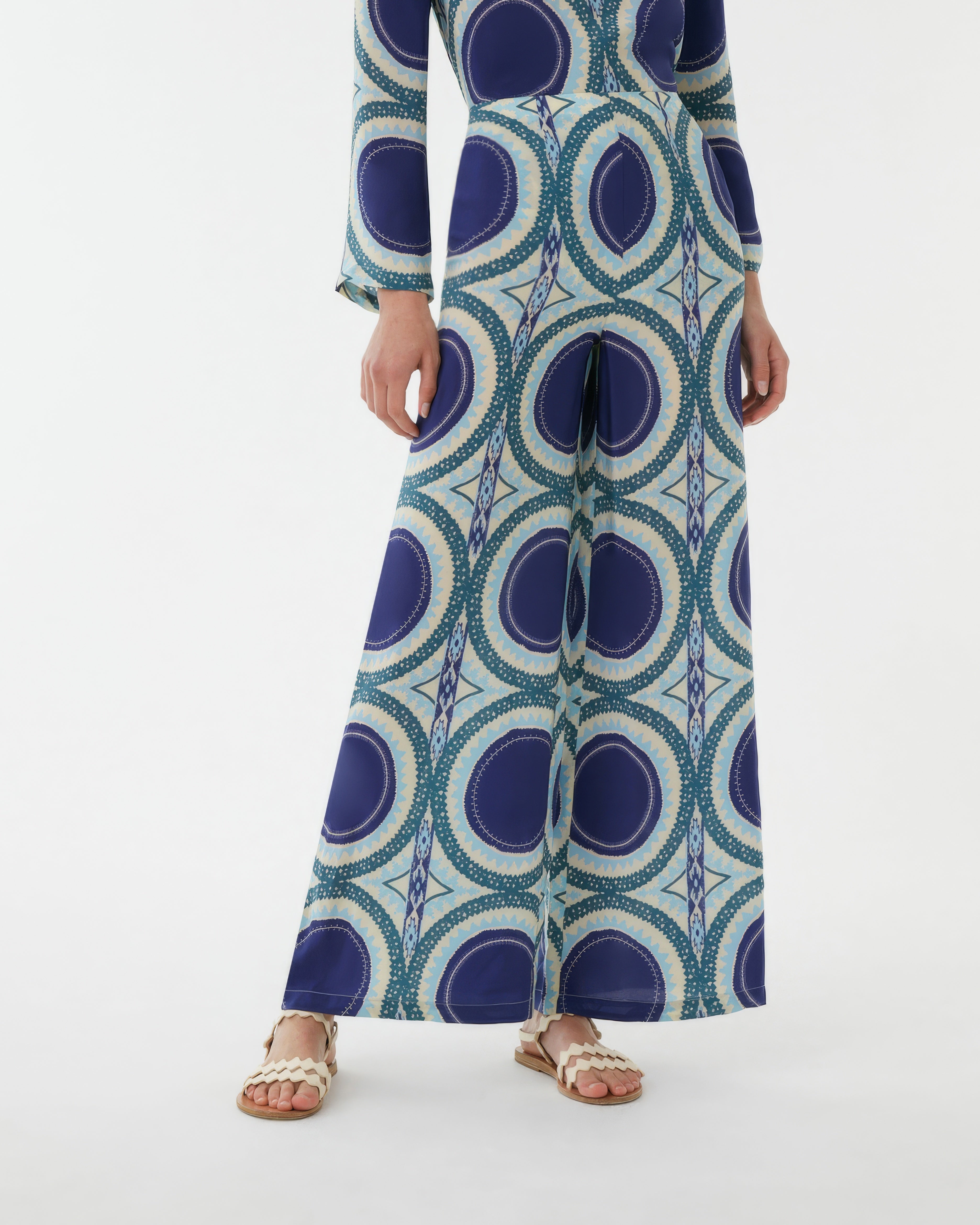 Stephan Trousers in Solaris Print