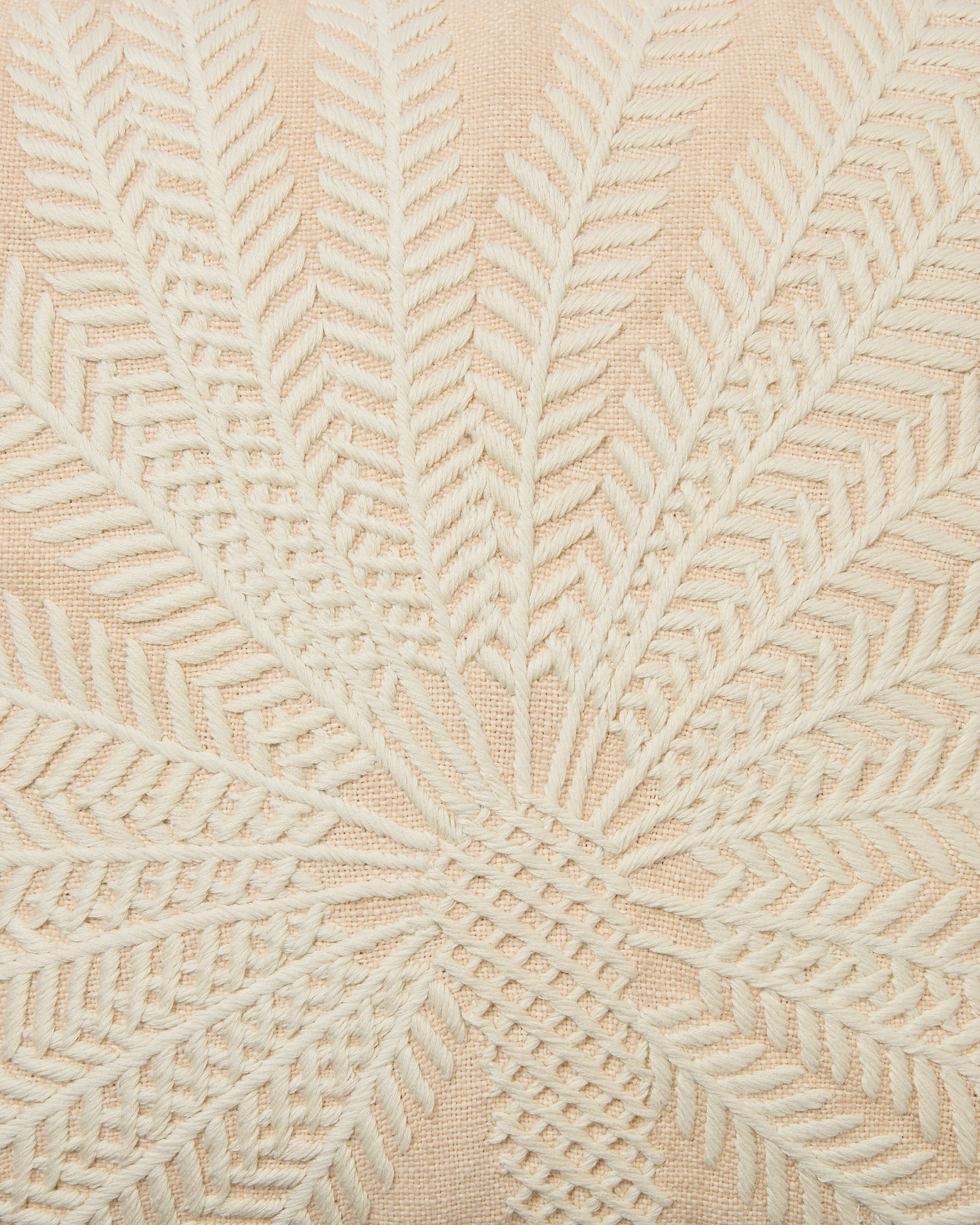 Palm Embroidered Cushion Cover