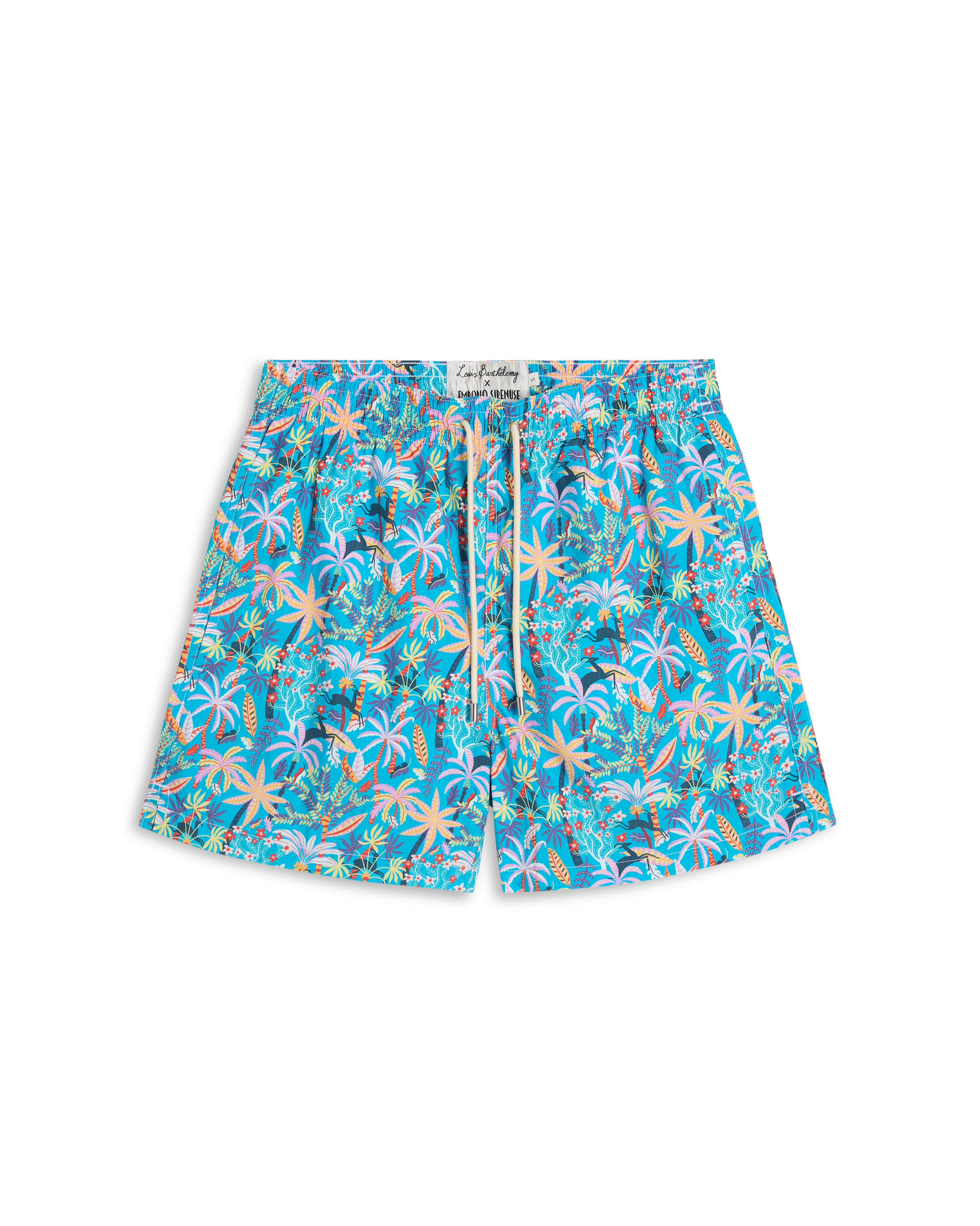 Swim Trunks in Louis Barthélemy Print