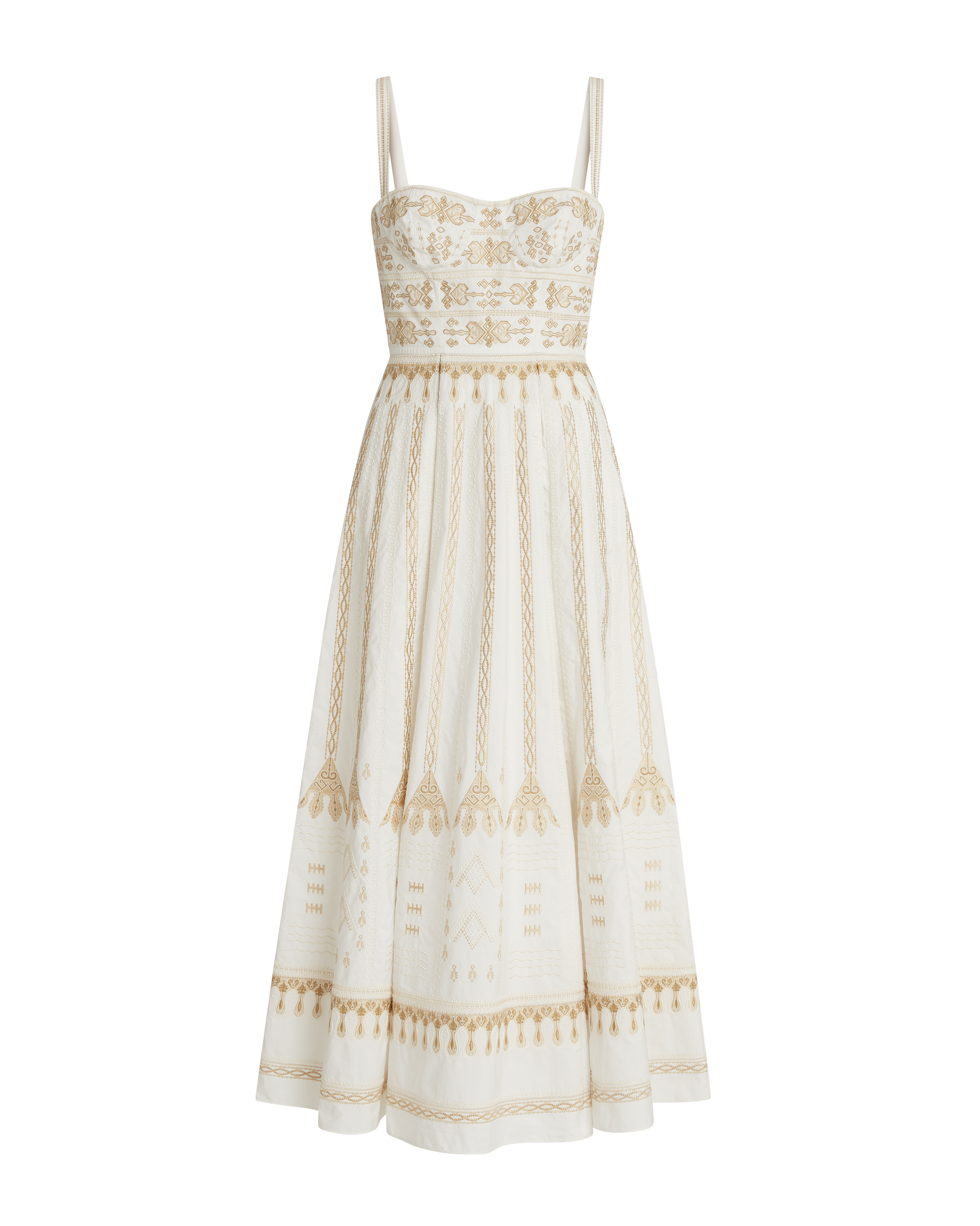 Elida Dress with Calliope Embroidery