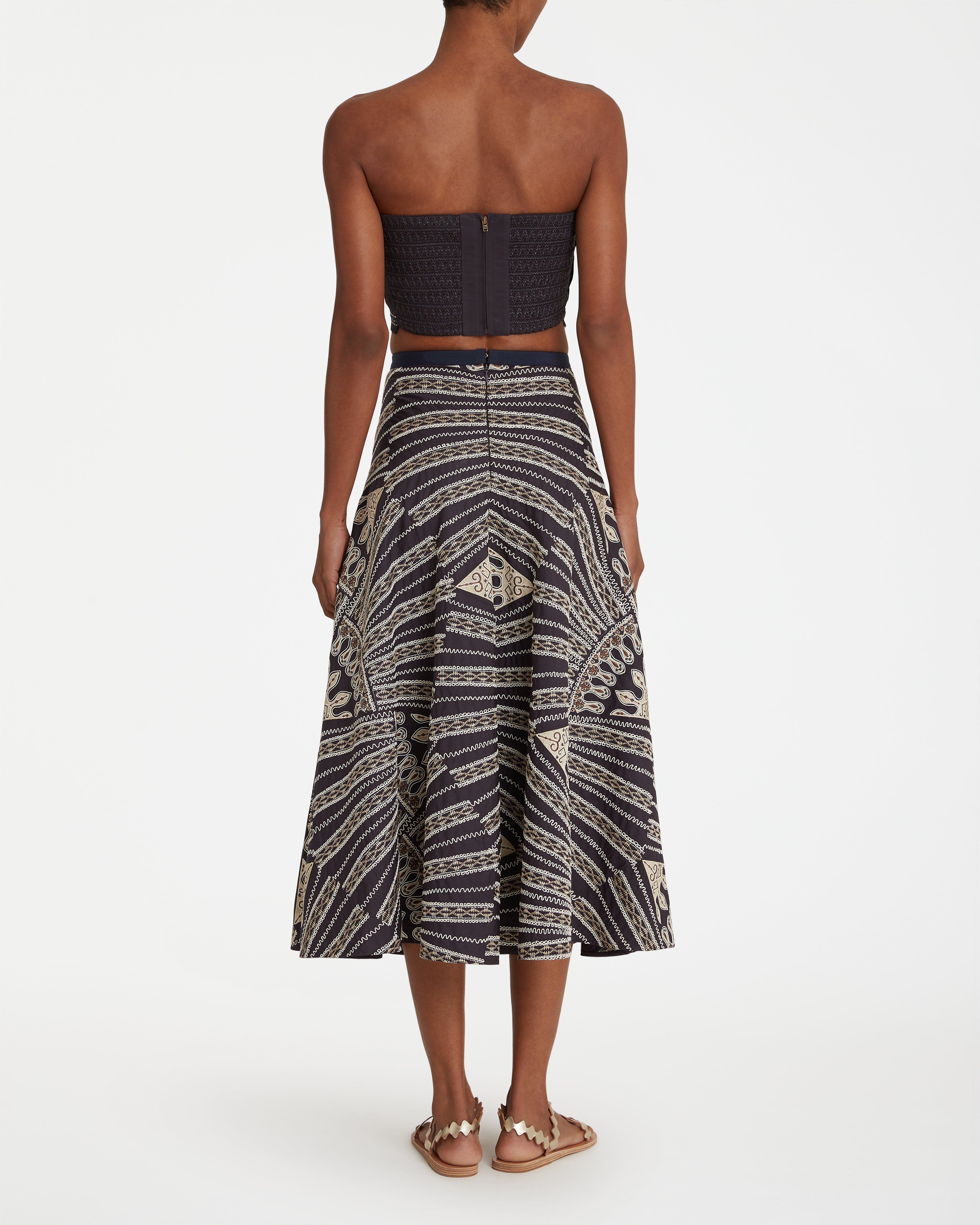 Tasha Skirt with Calliope Embroidery