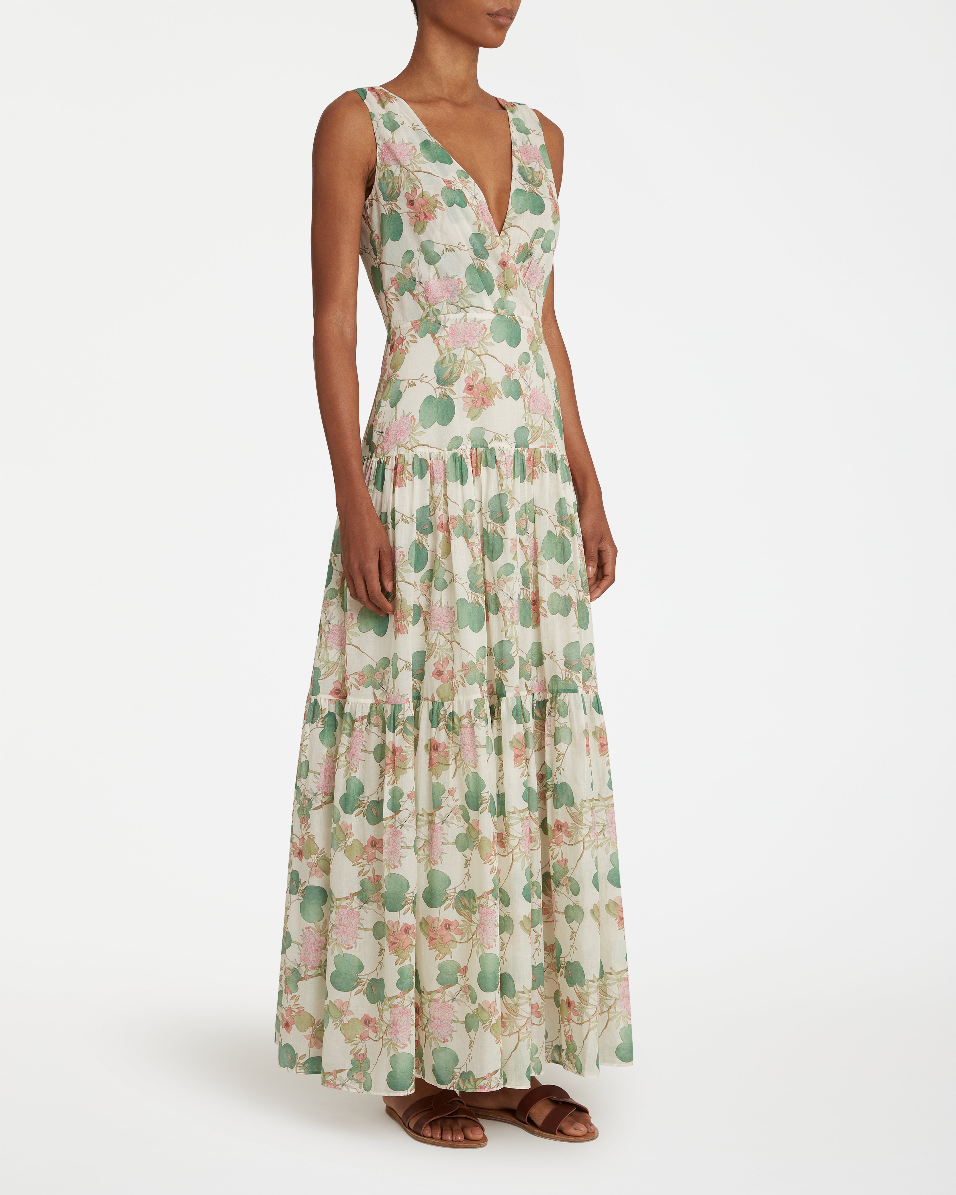 Antheia Dress in Dragonfly Print