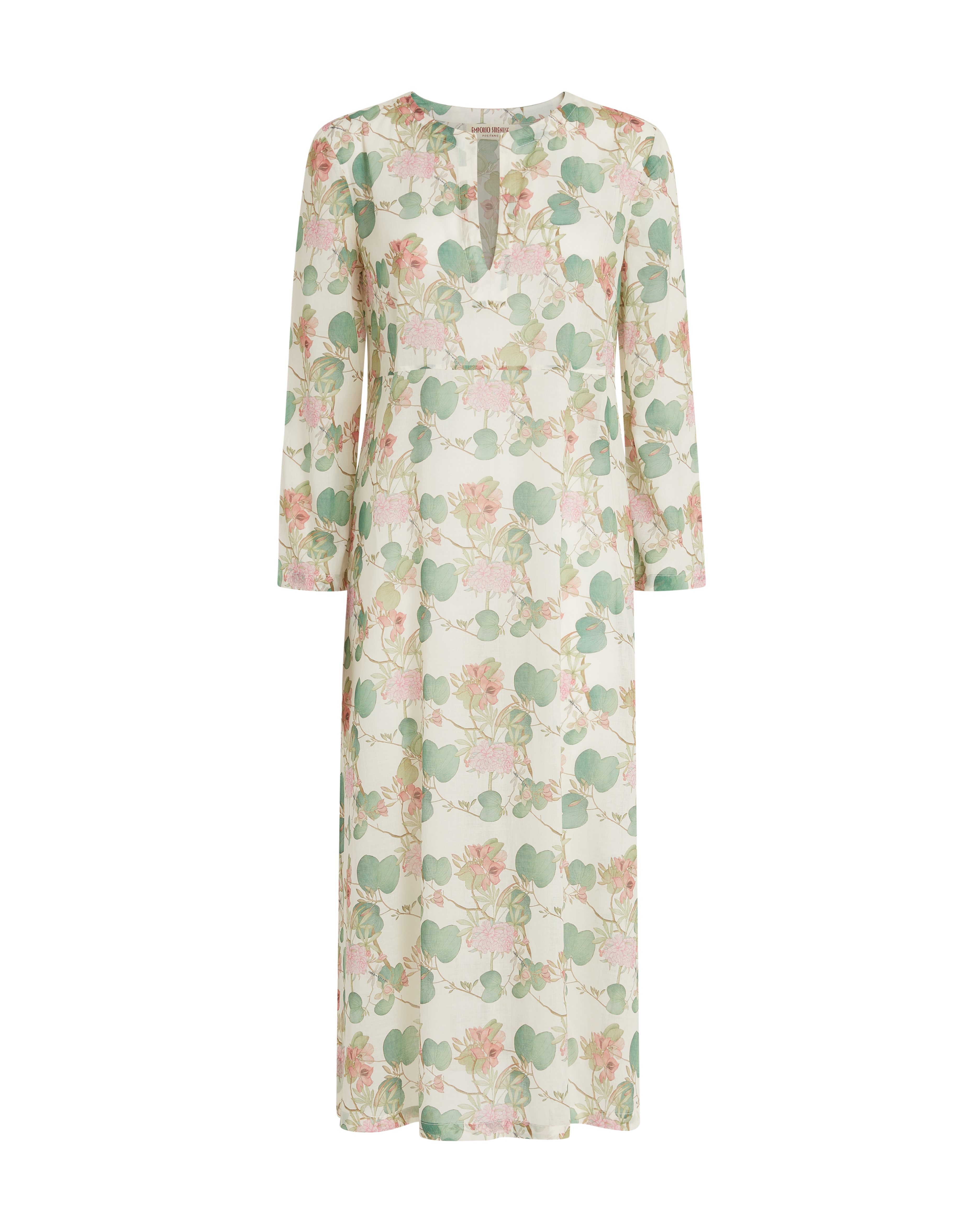 Giada Caftan in Dragonfly Print