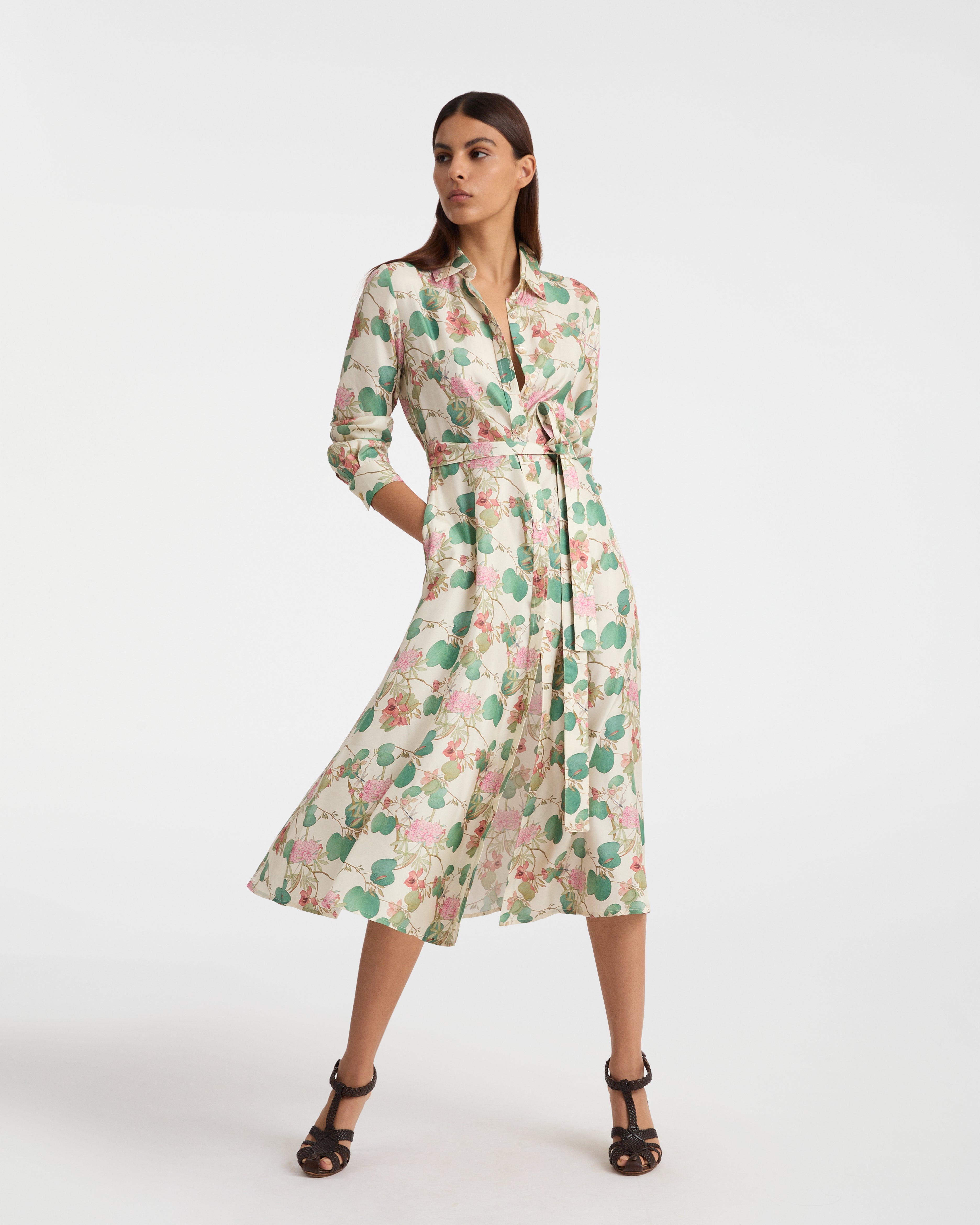 Fabrizia Dress in Dragonfly Print