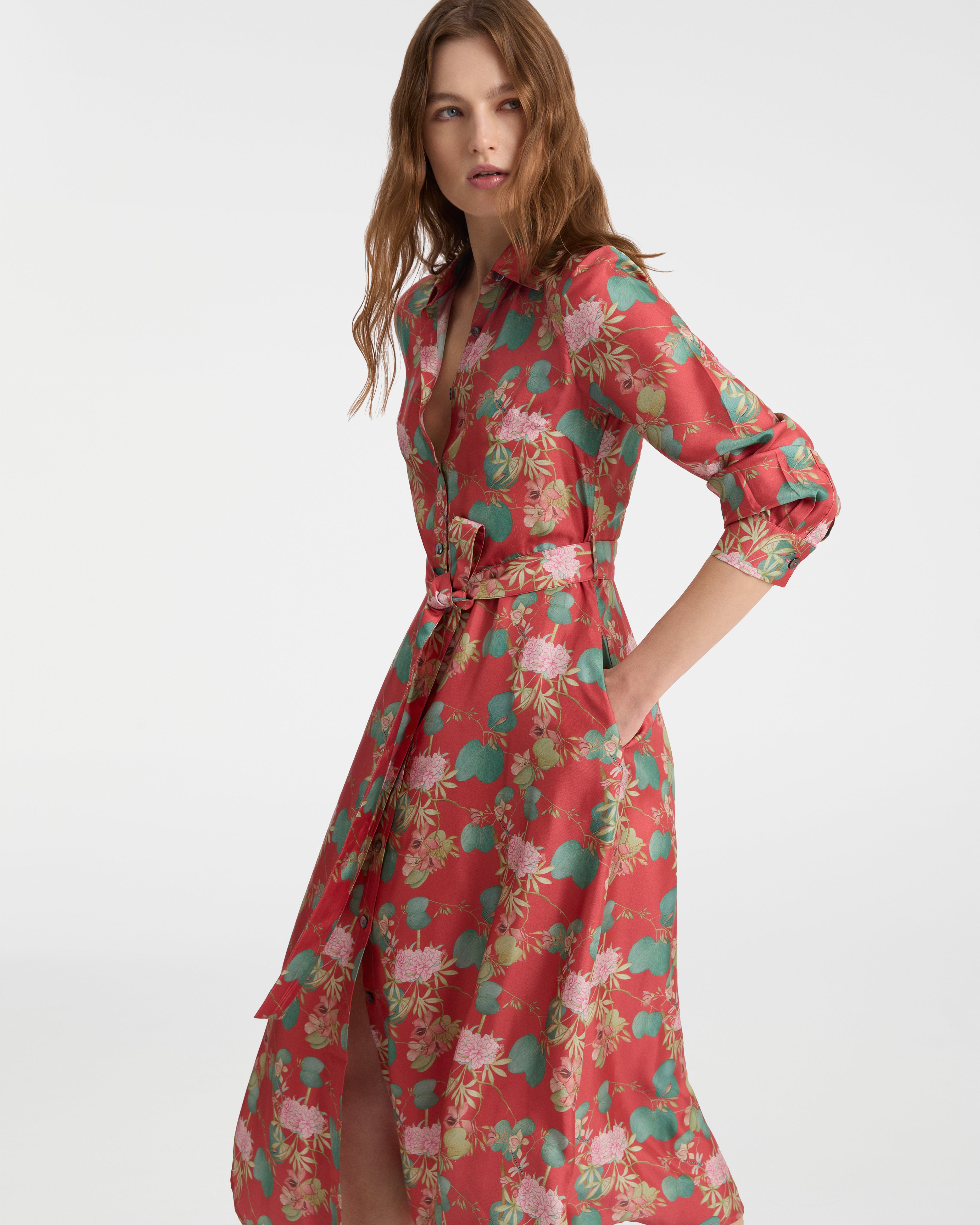 Fabrizia Dress in Dragonfly Print