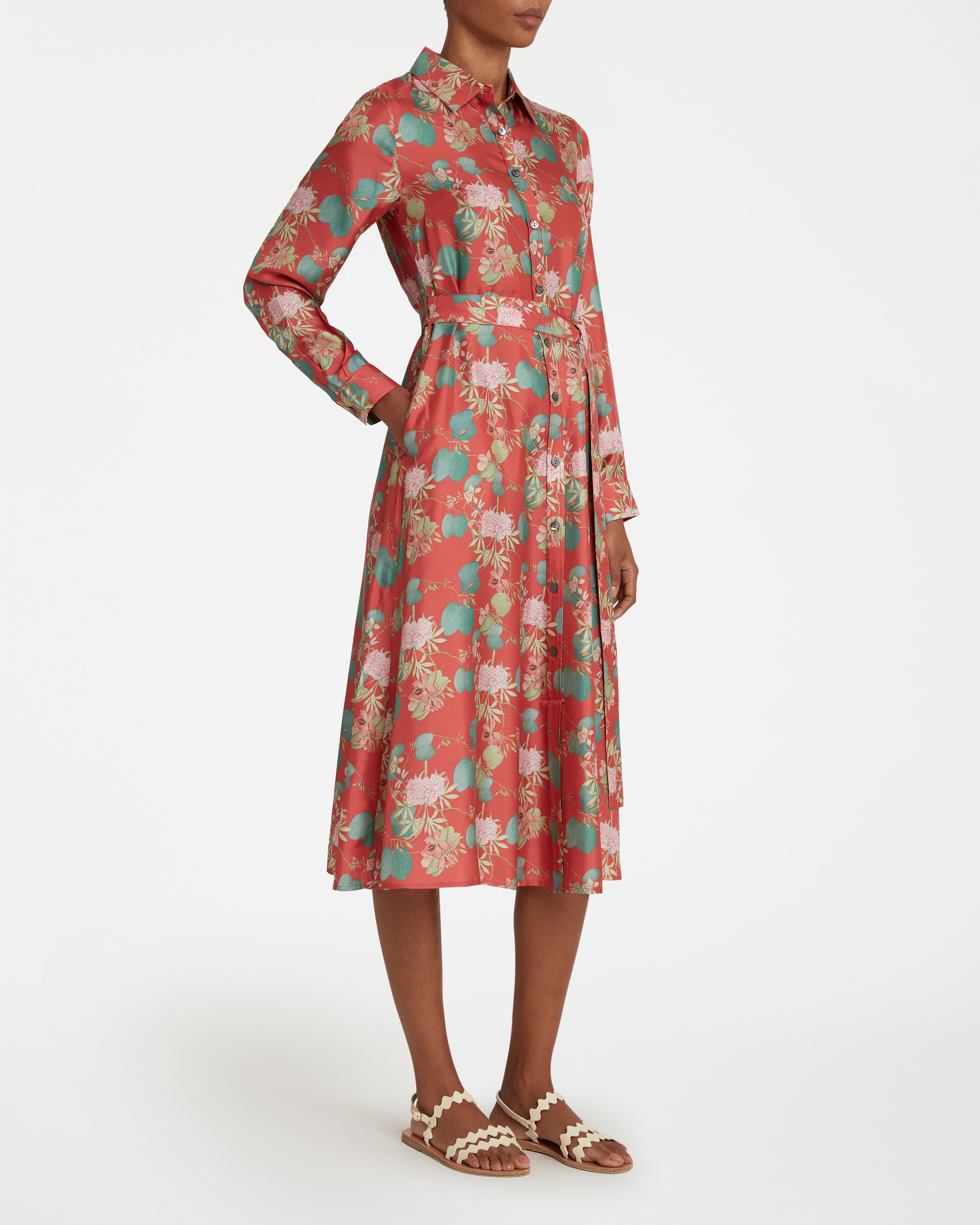 Fabrizia Dress in Dragonfly Print