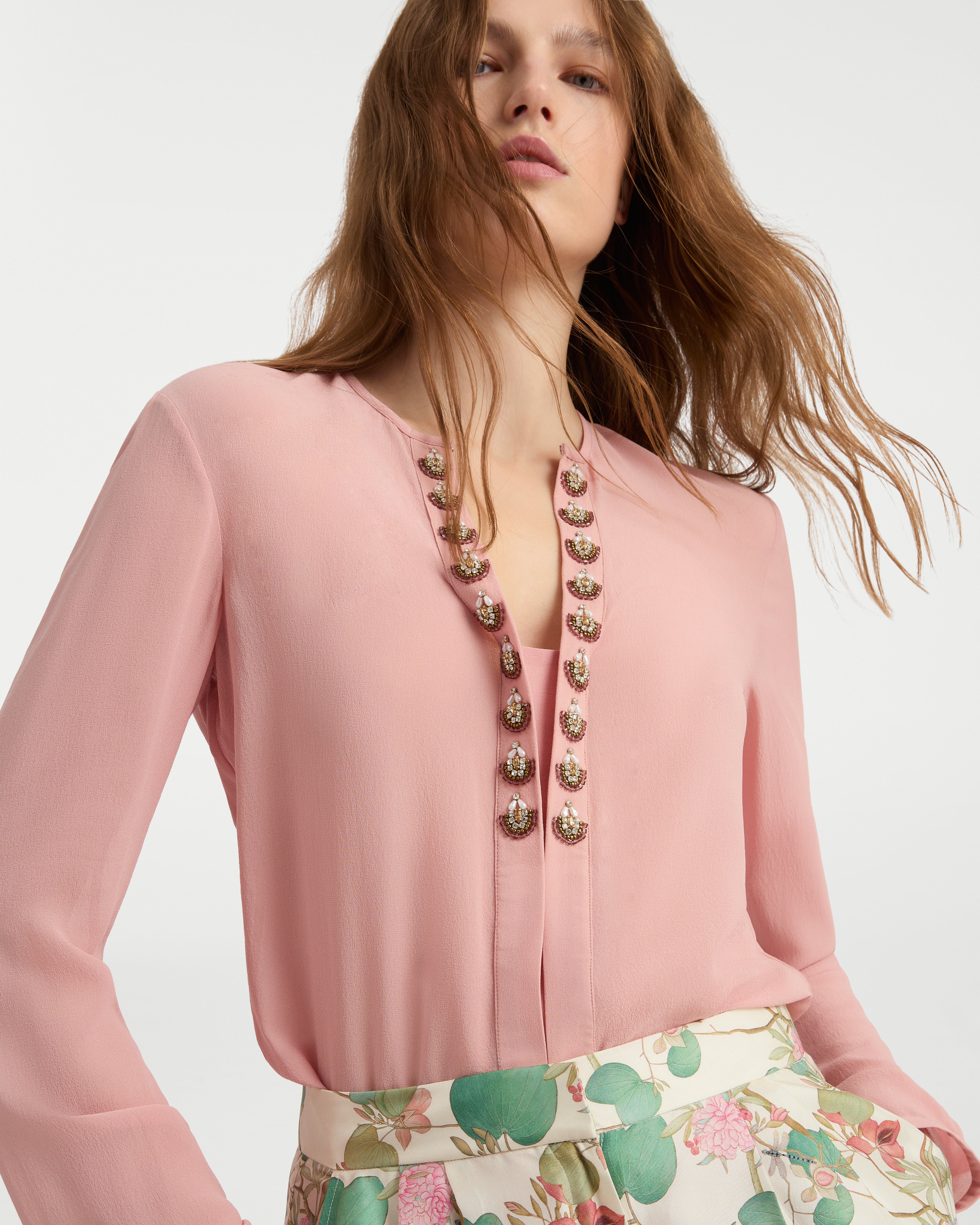 Lauren Blouse with Embroidery Beads