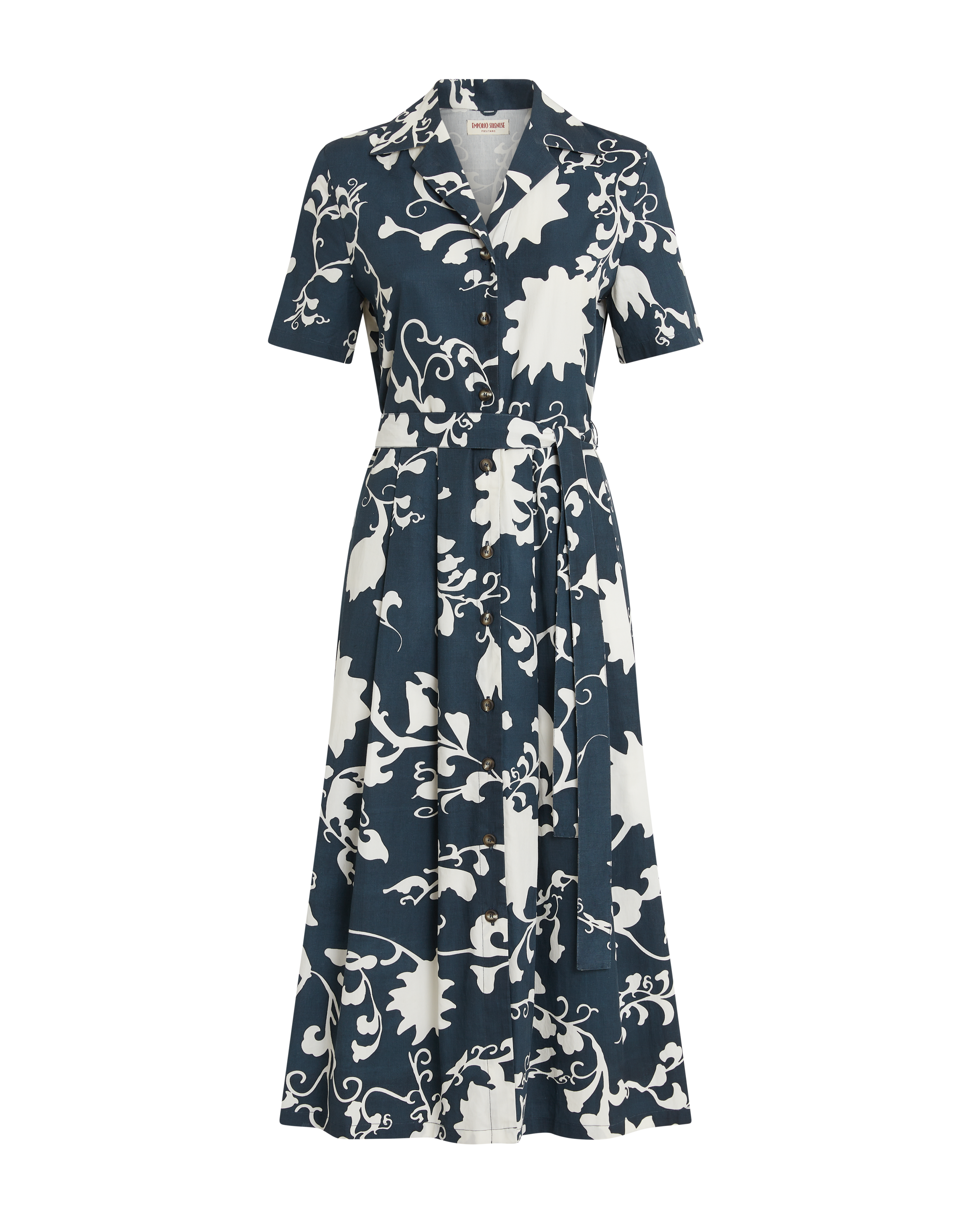 Claudia Dress in Flower Screen Print