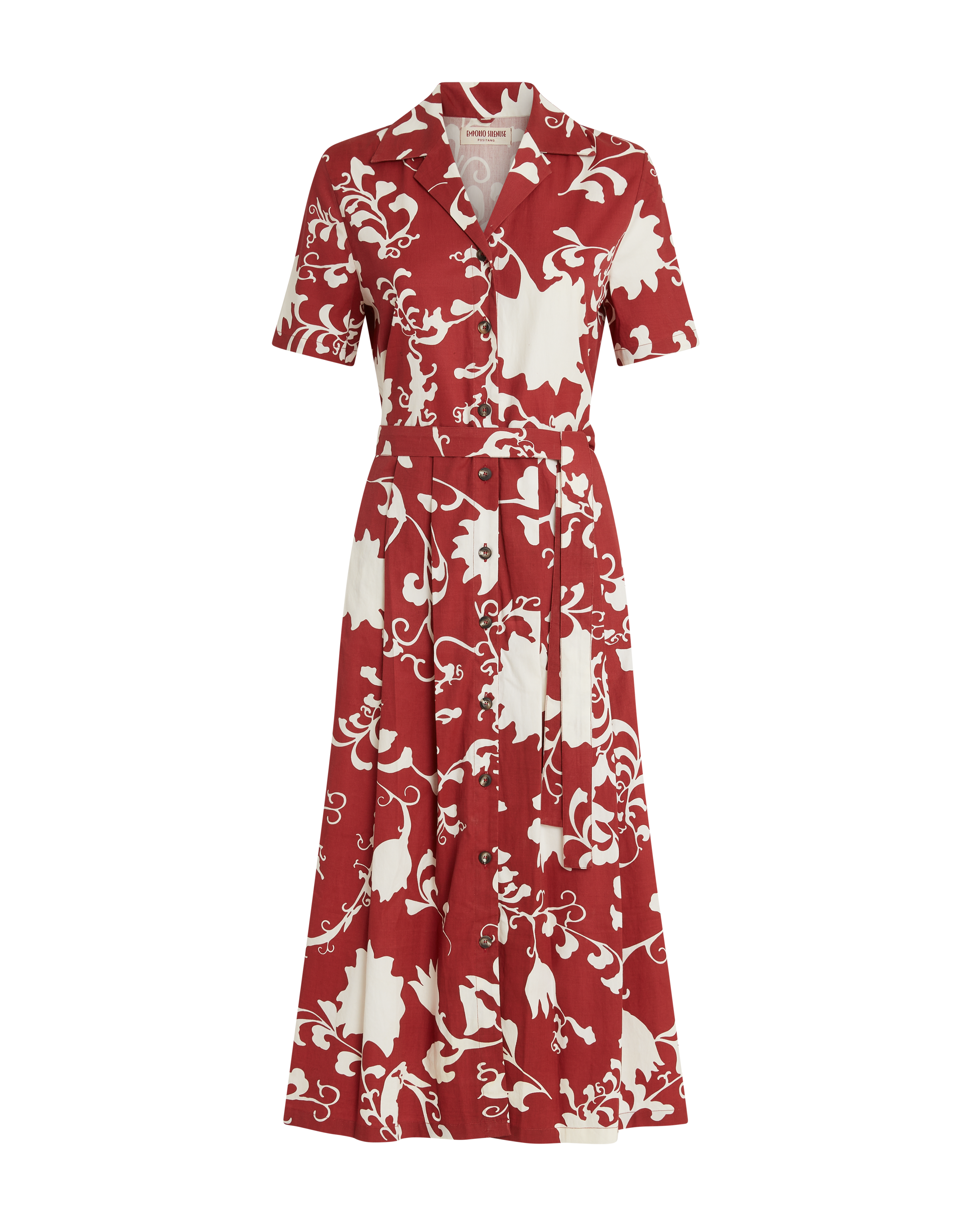 Claudia Dress in Flower Screen Print