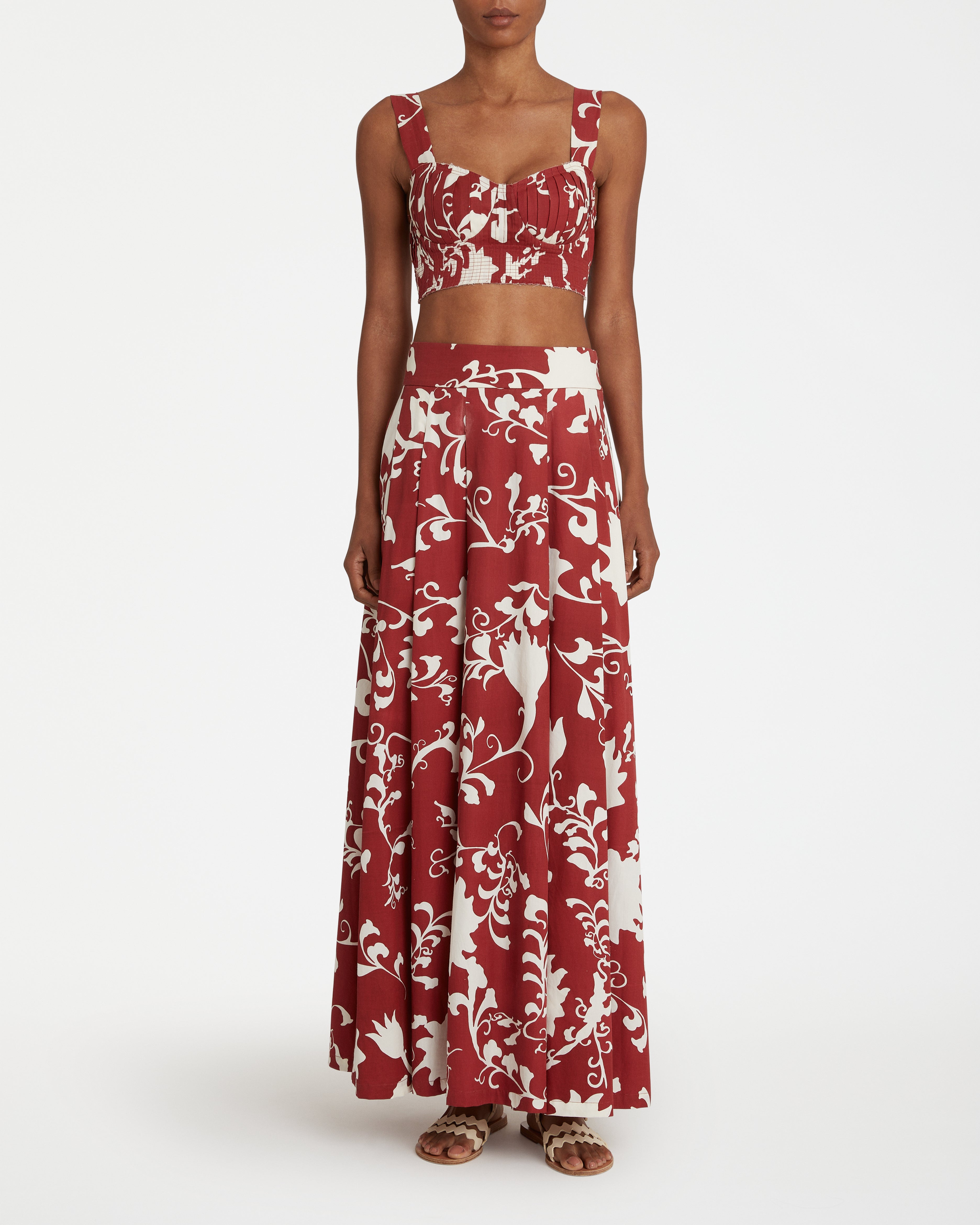 Flaminia Skirt in Flower Screen Print