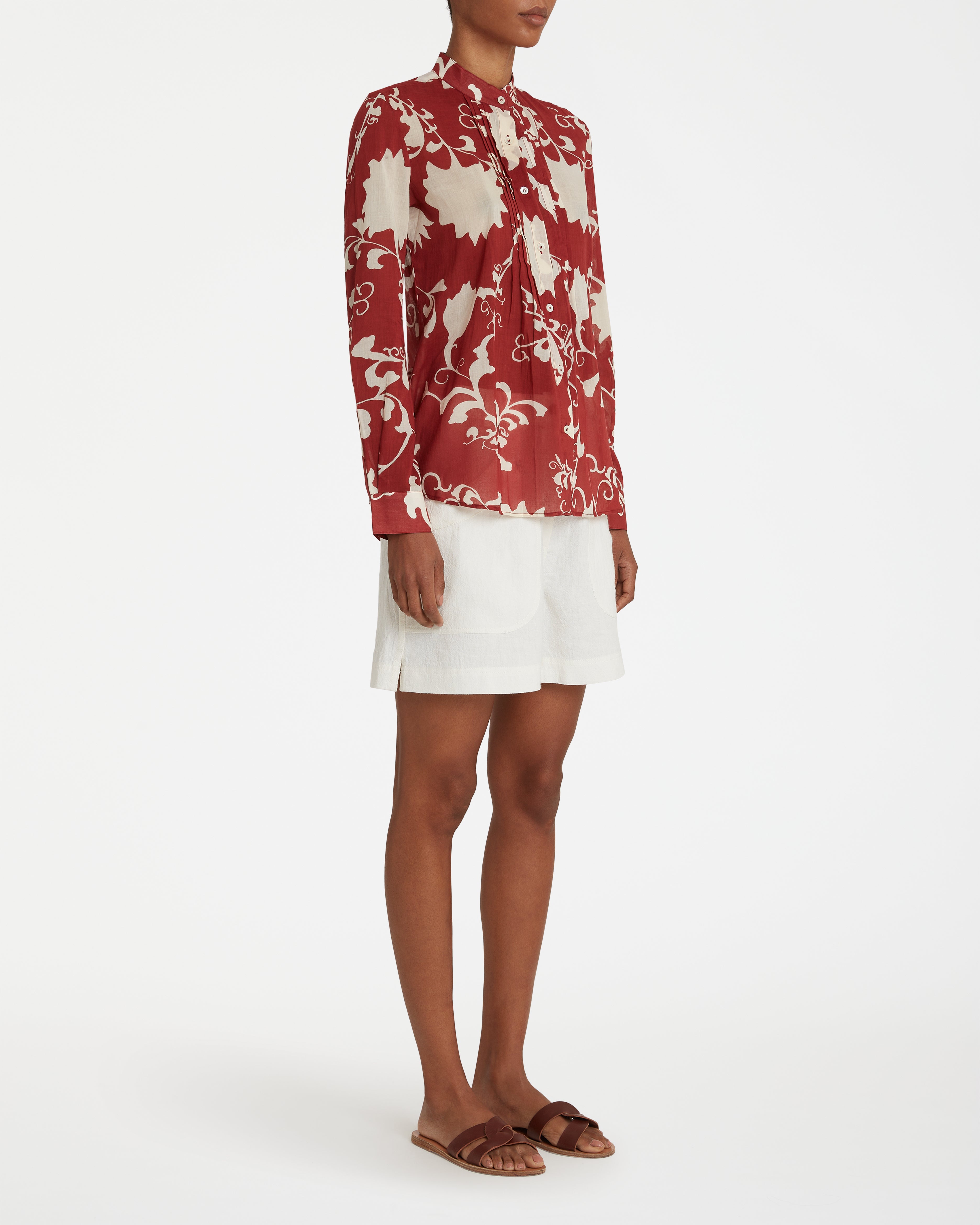 Chiara Shirt in Flower Screen Print